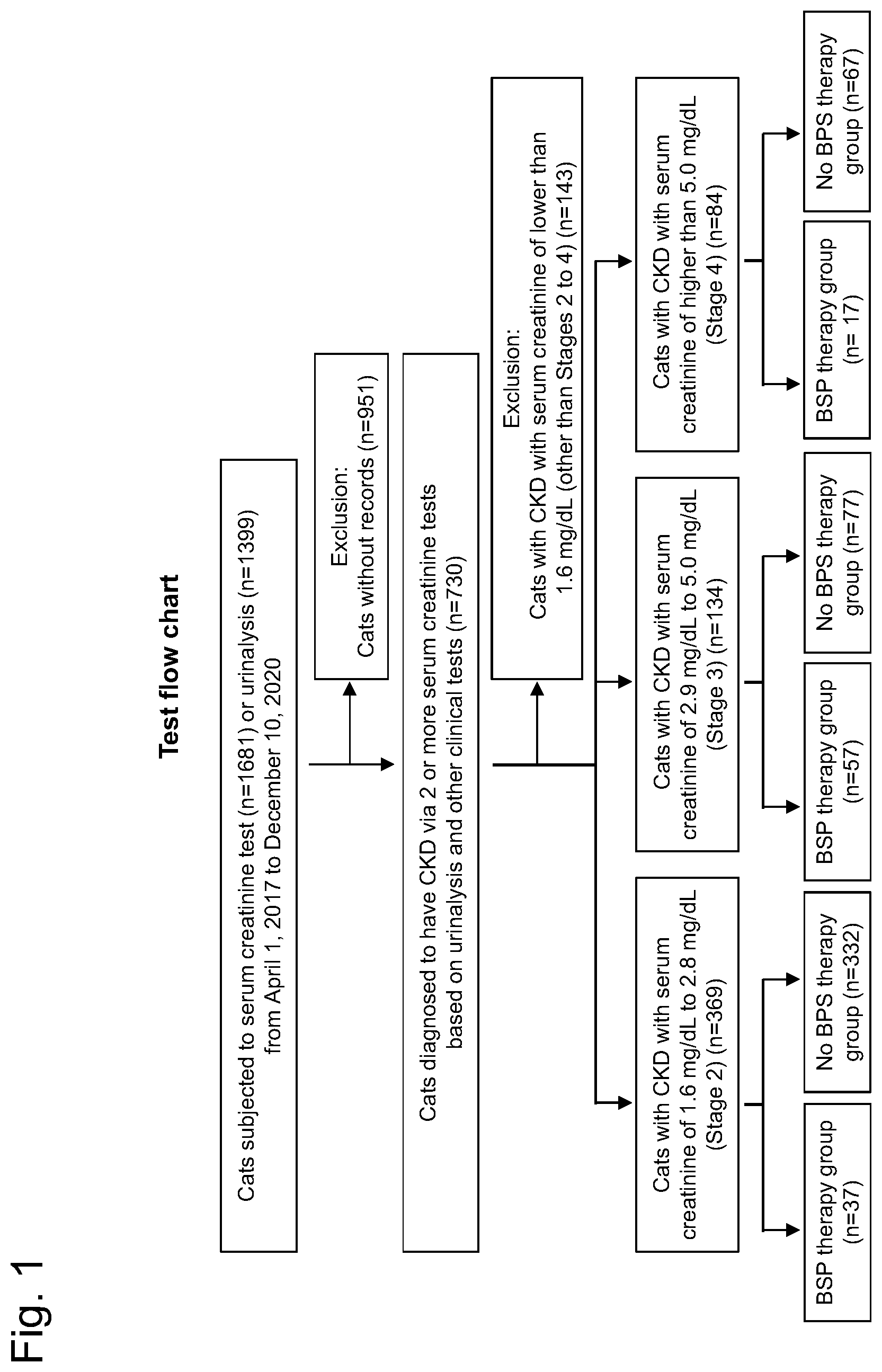 Patent US12097177 — Therapeutic method for cat with chronic kidney disease — Figure 1