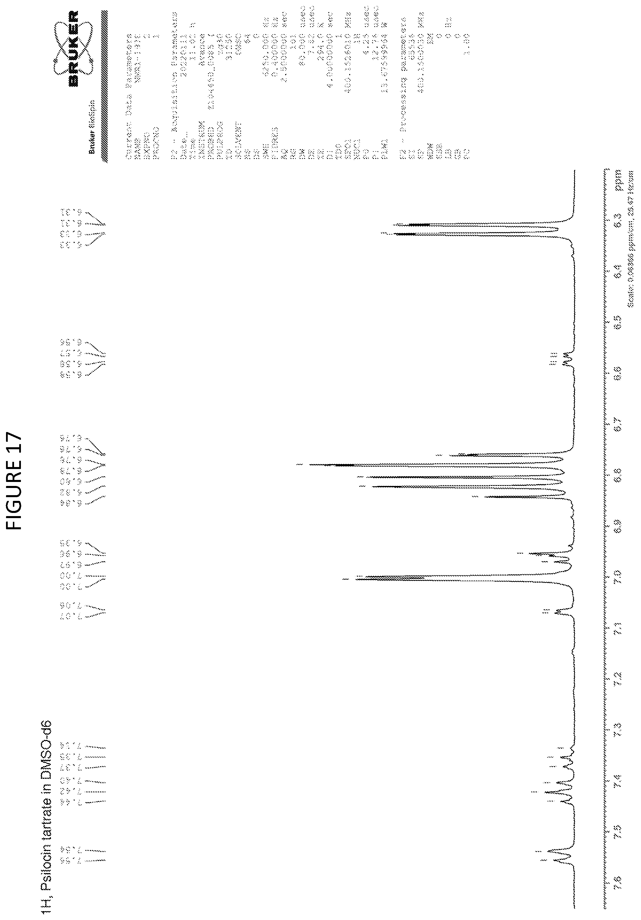 Patent US12097184 Figure 17 – Formulations of psilocin that have enhanced stability