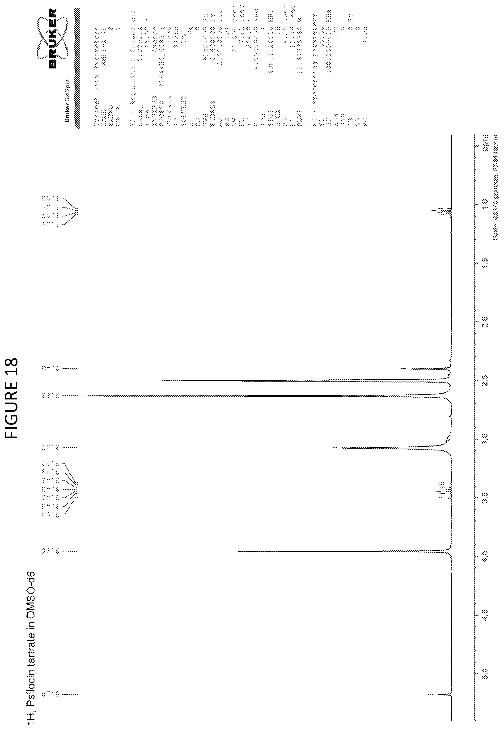 Patent US12097184 Figure 18 – Formulations of psilocin that have enhanced stability