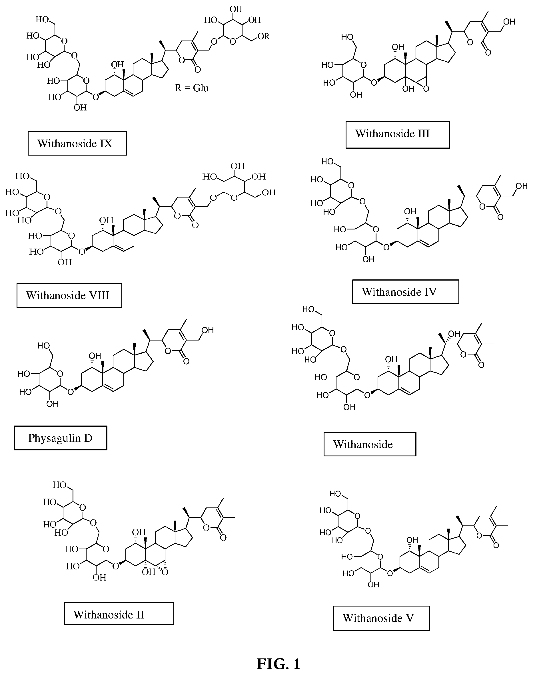 Patent US12097236 Figure 1 – Withania somnifera composition, method of preparation and use thereof
