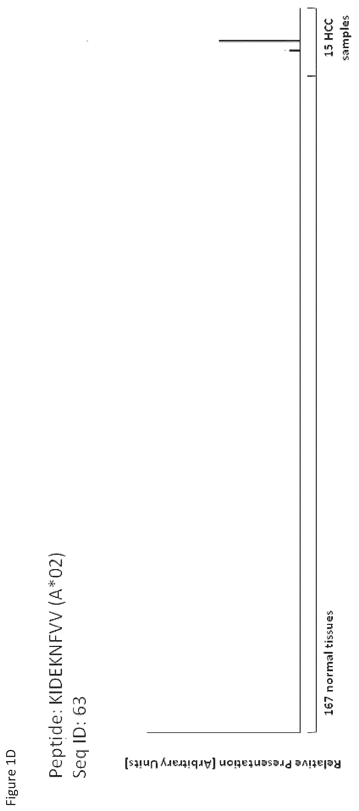 Patent US12097248 Figure 4 – Peptides and combination of peptides for use in immunotherapy against hepatocellular carcinoma (HCC) and other cancers