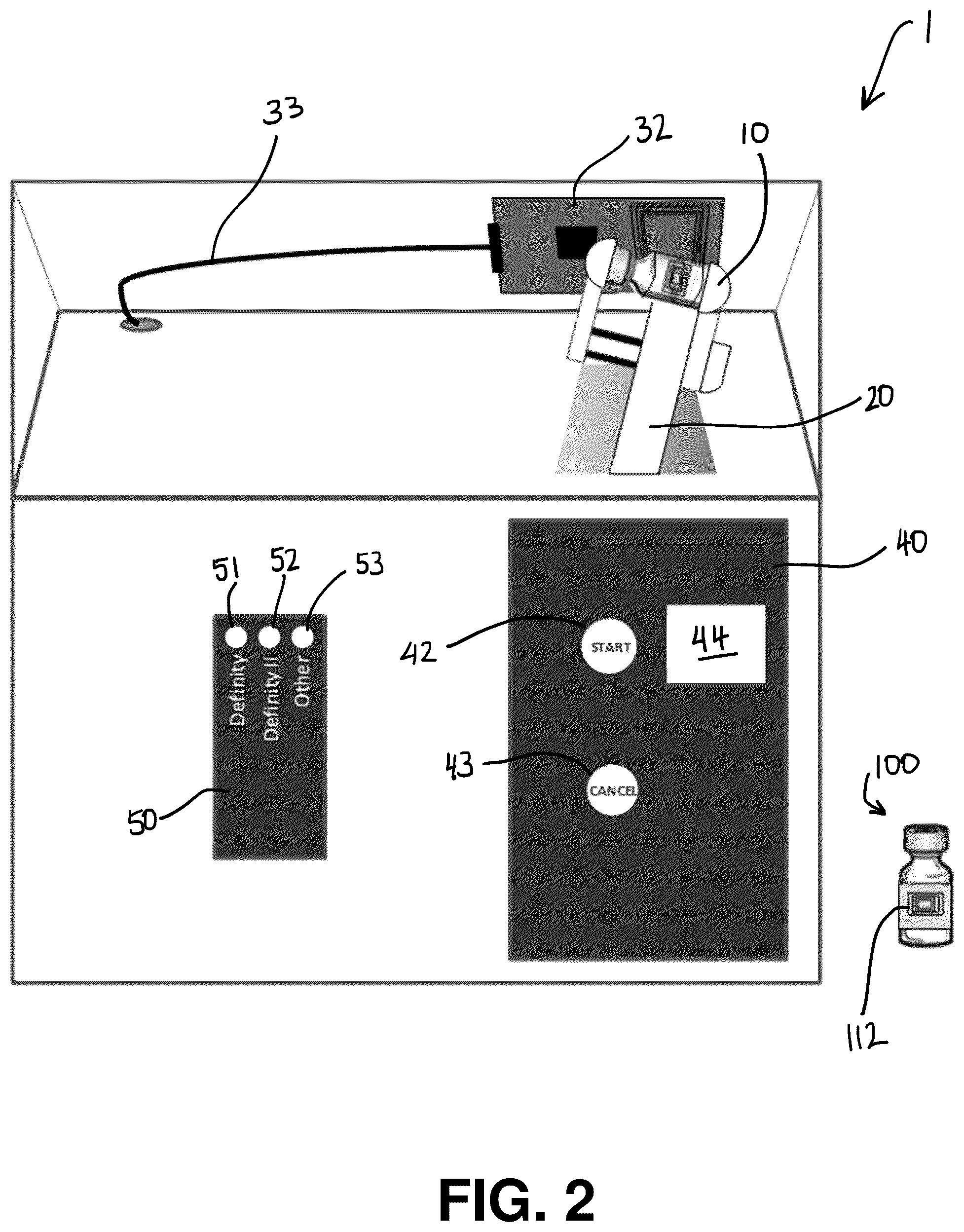 Patent US12097270 Figure 2 – Methods and devices for preparation of ultrasound contrast agents