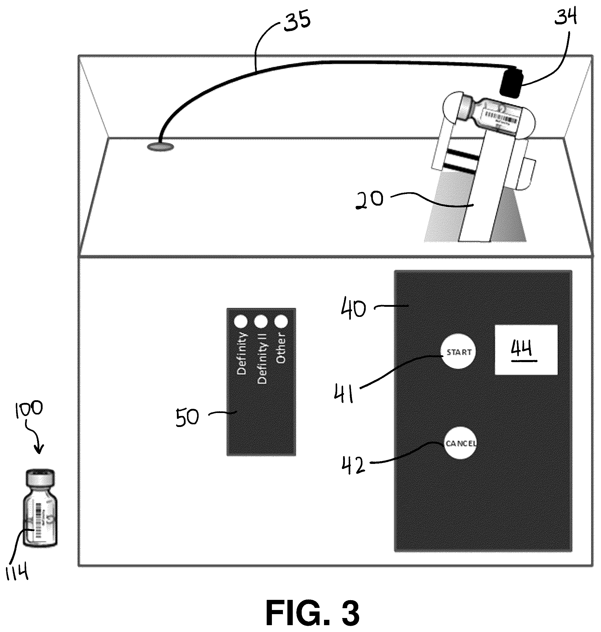 Patent US12097270 Figure 3 – Methods and devices for preparation of ultrasound contrast agents