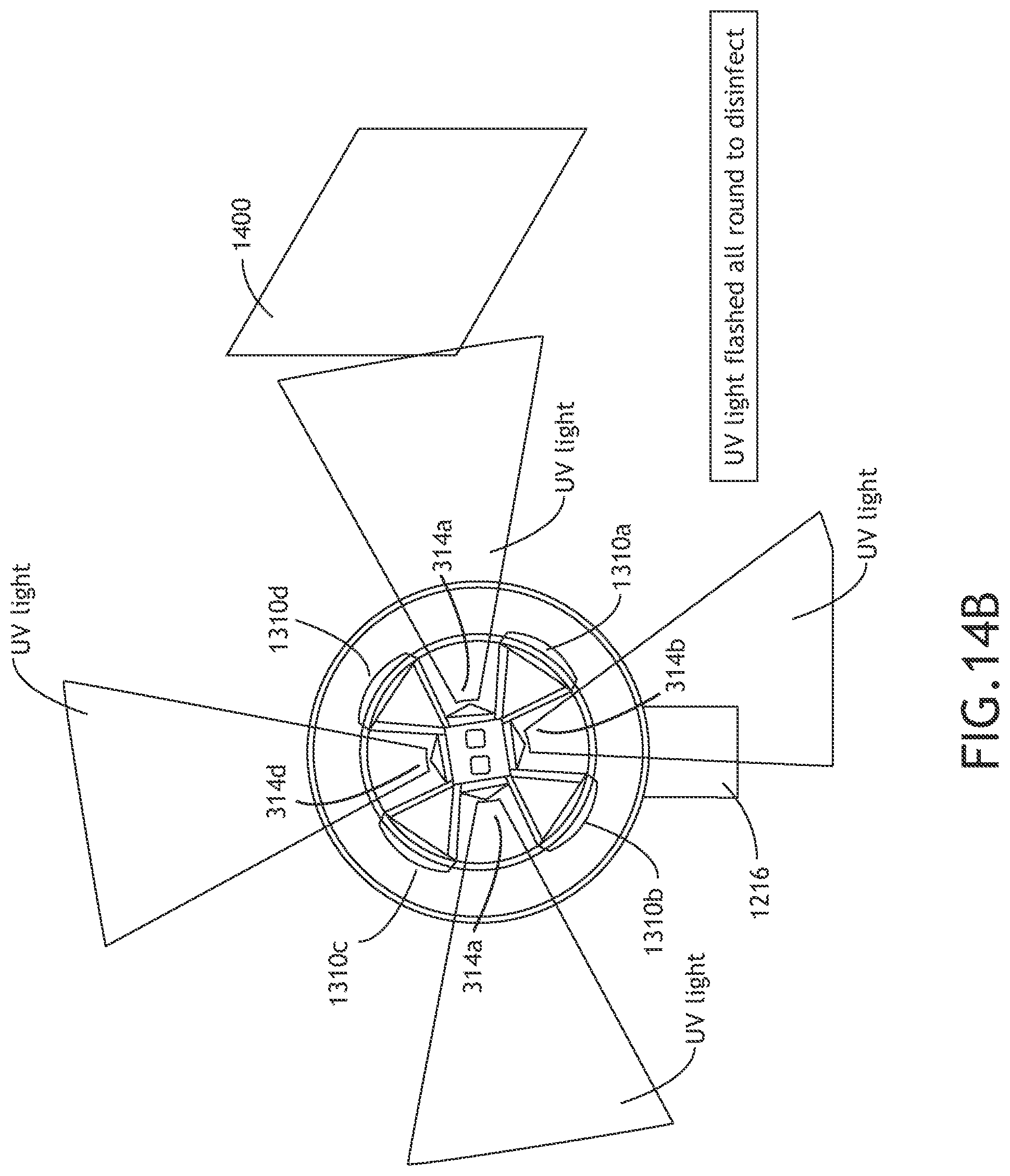 Patent US12097296 Figure 17 – Scanning and disinfecting system