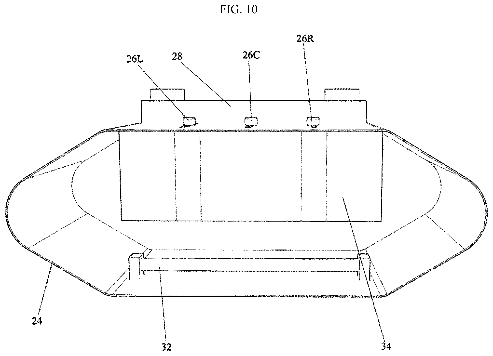 Patent US12097299 Figure 10 – Method and apparatus for sanitization of hand coverings