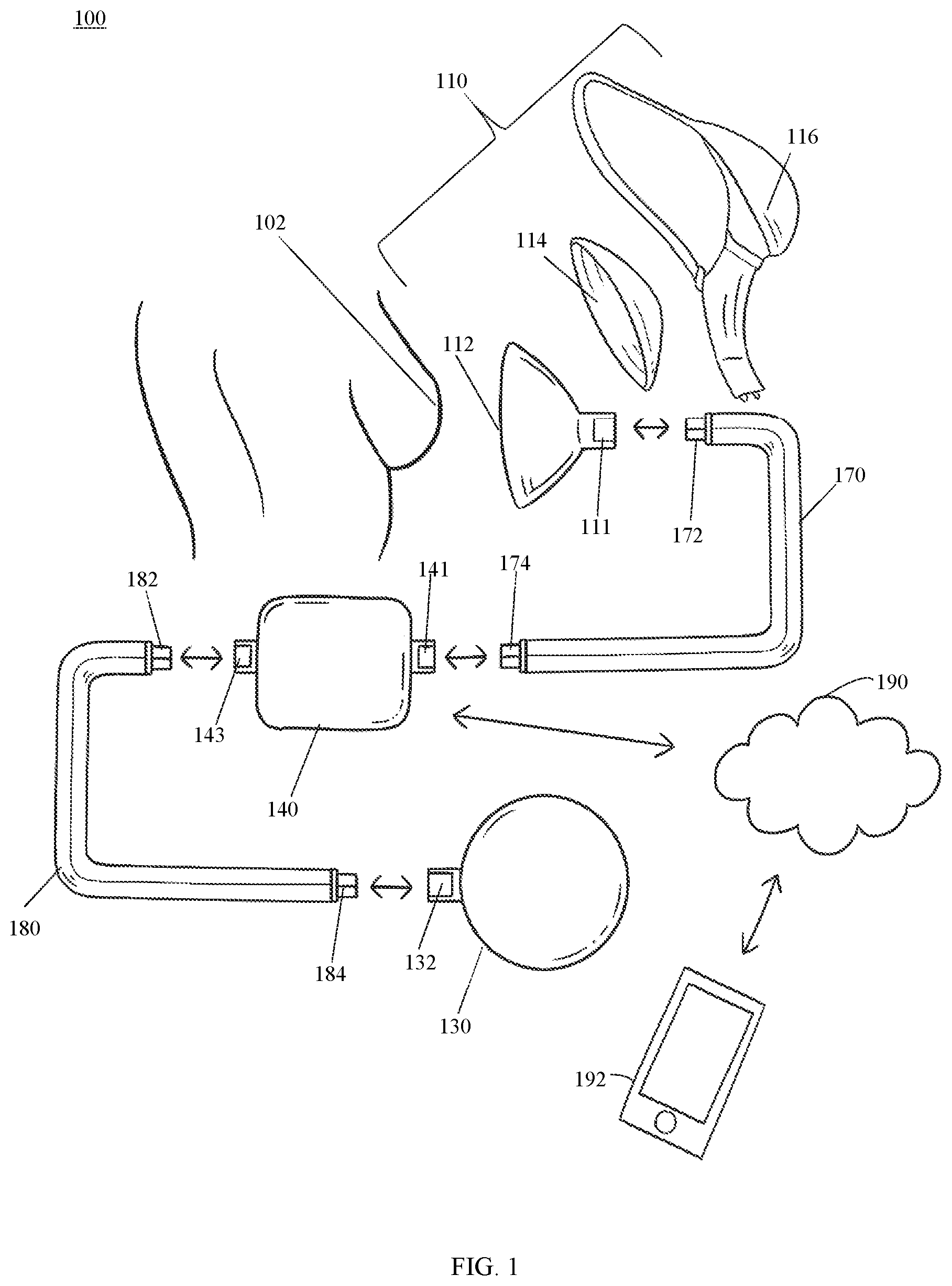 Patent US12097312 Figure 1 – Methods, systems and devices for expressing breastmilk