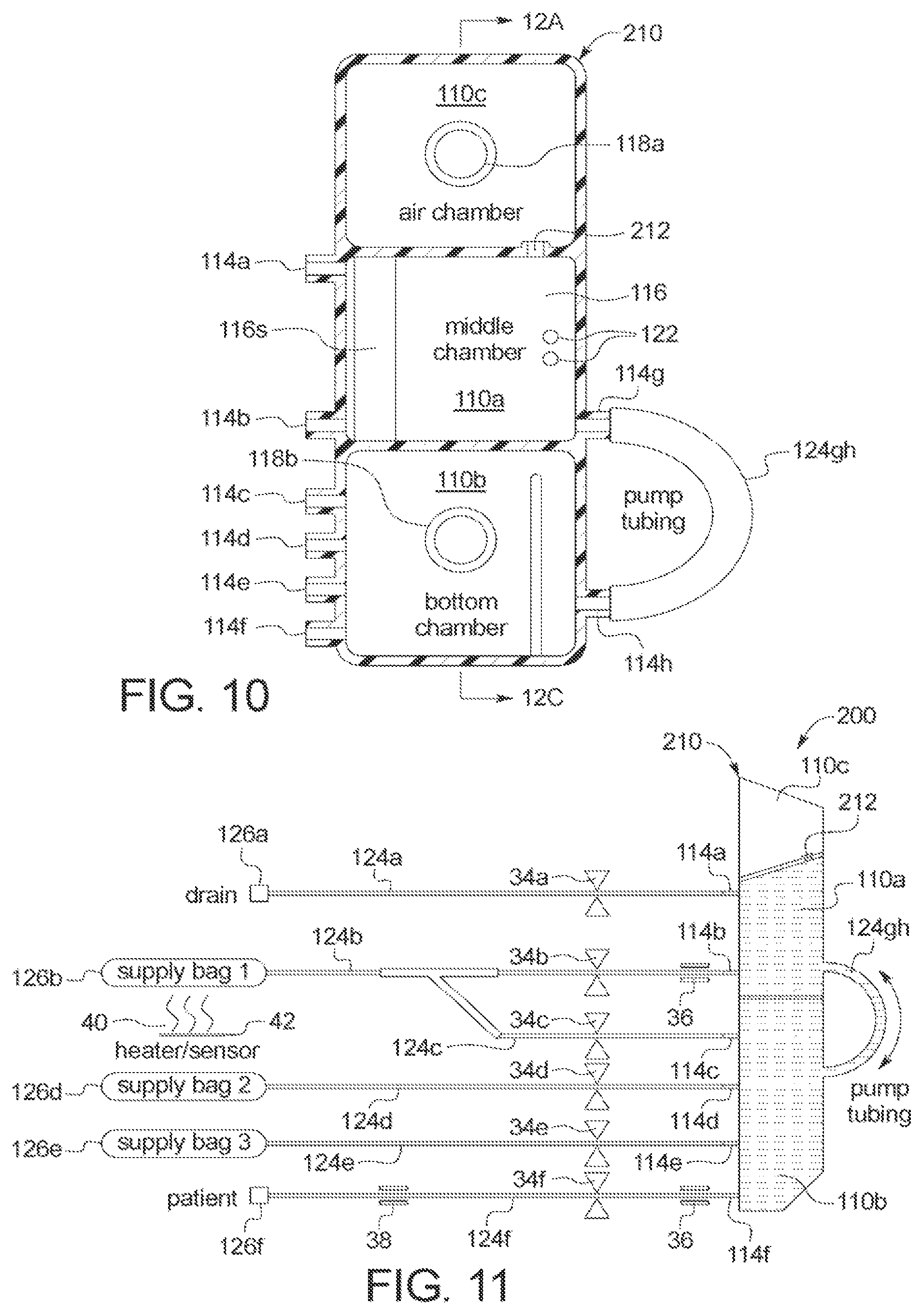 Patent US12097313 Figure 7 – Peritoneal dialysis system including manifold assembly and peristaltic pump