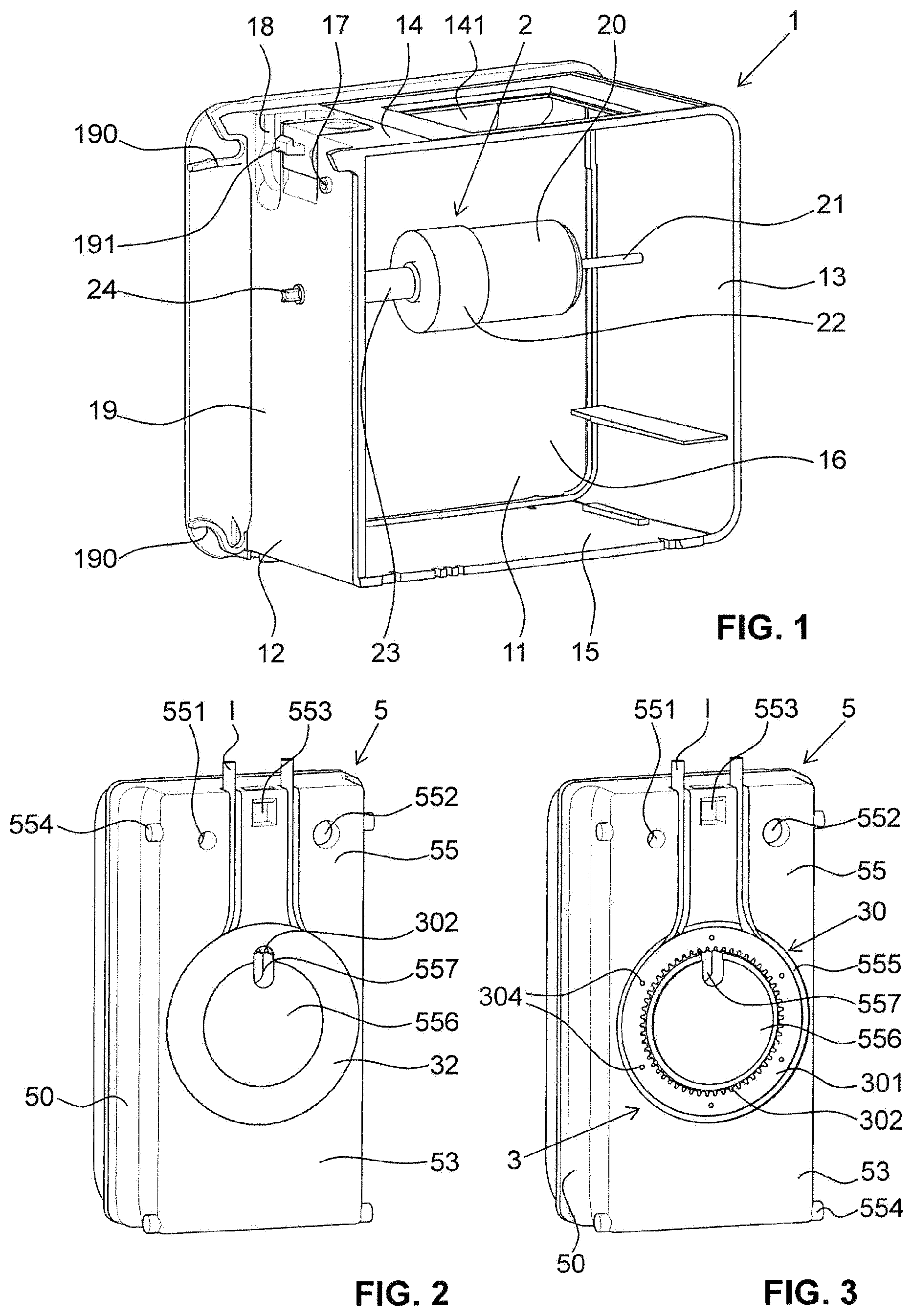 Patent US12097317 Figure 1 – Suctioning and supply device with drive unit and connecting part