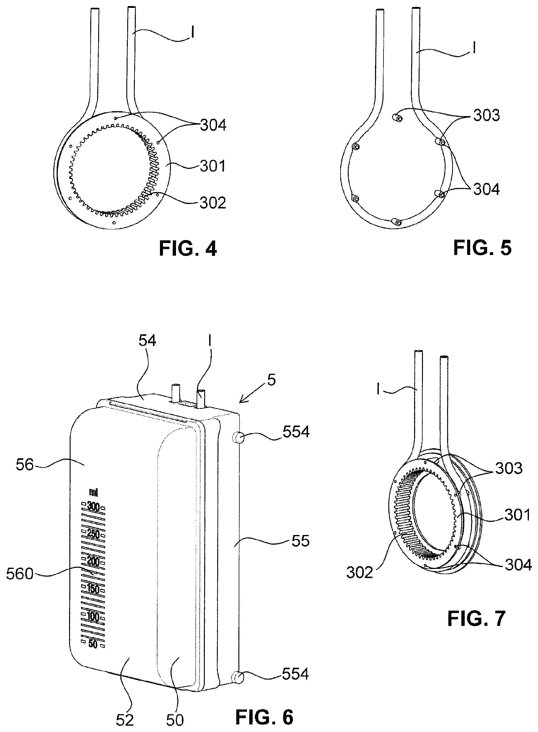 Patent US12097317 Figure 2 – Suctioning and supply device with drive unit and connecting part