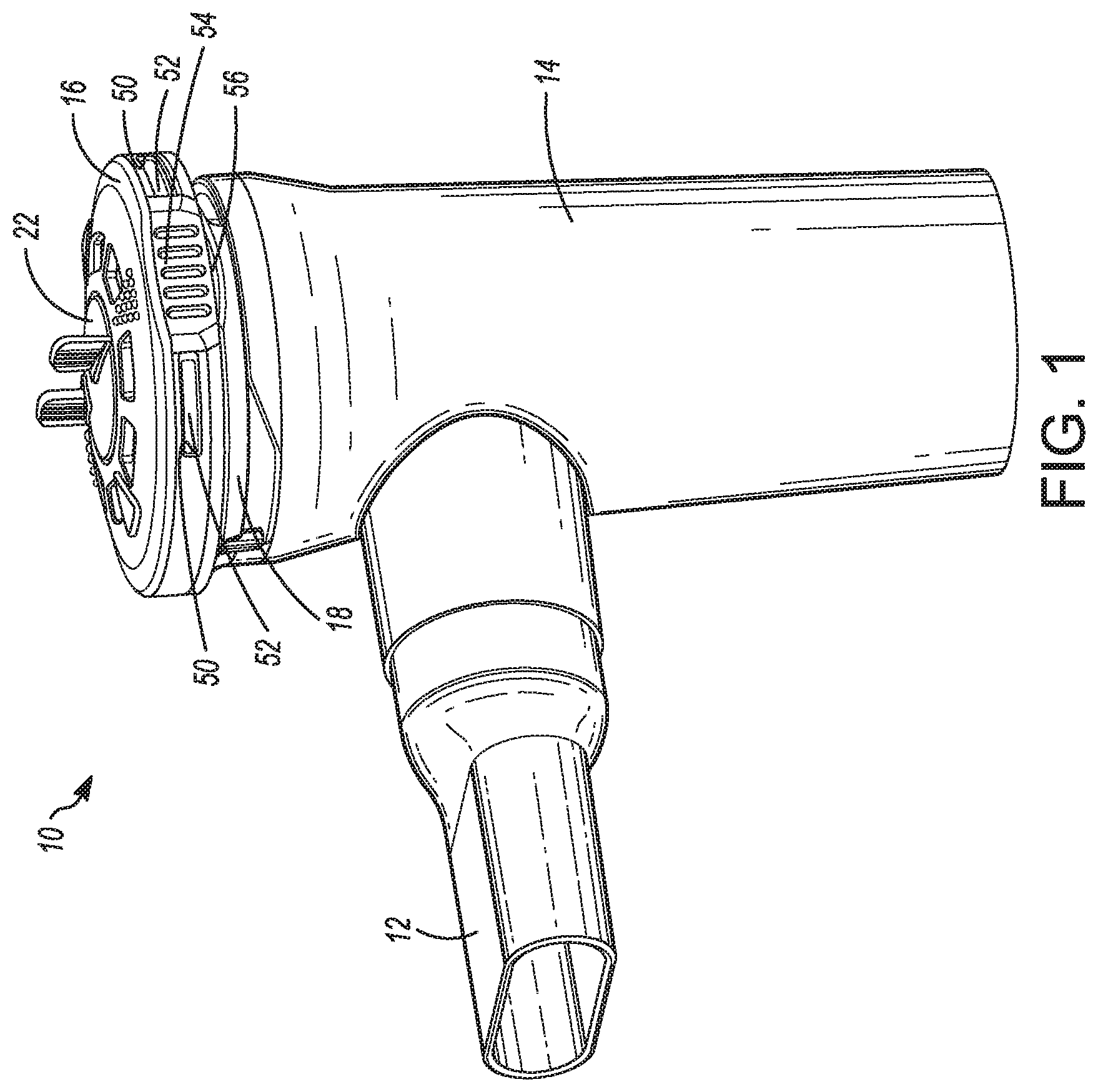Patent US12097320 Figure 1 – Nebulizer apparatus and method