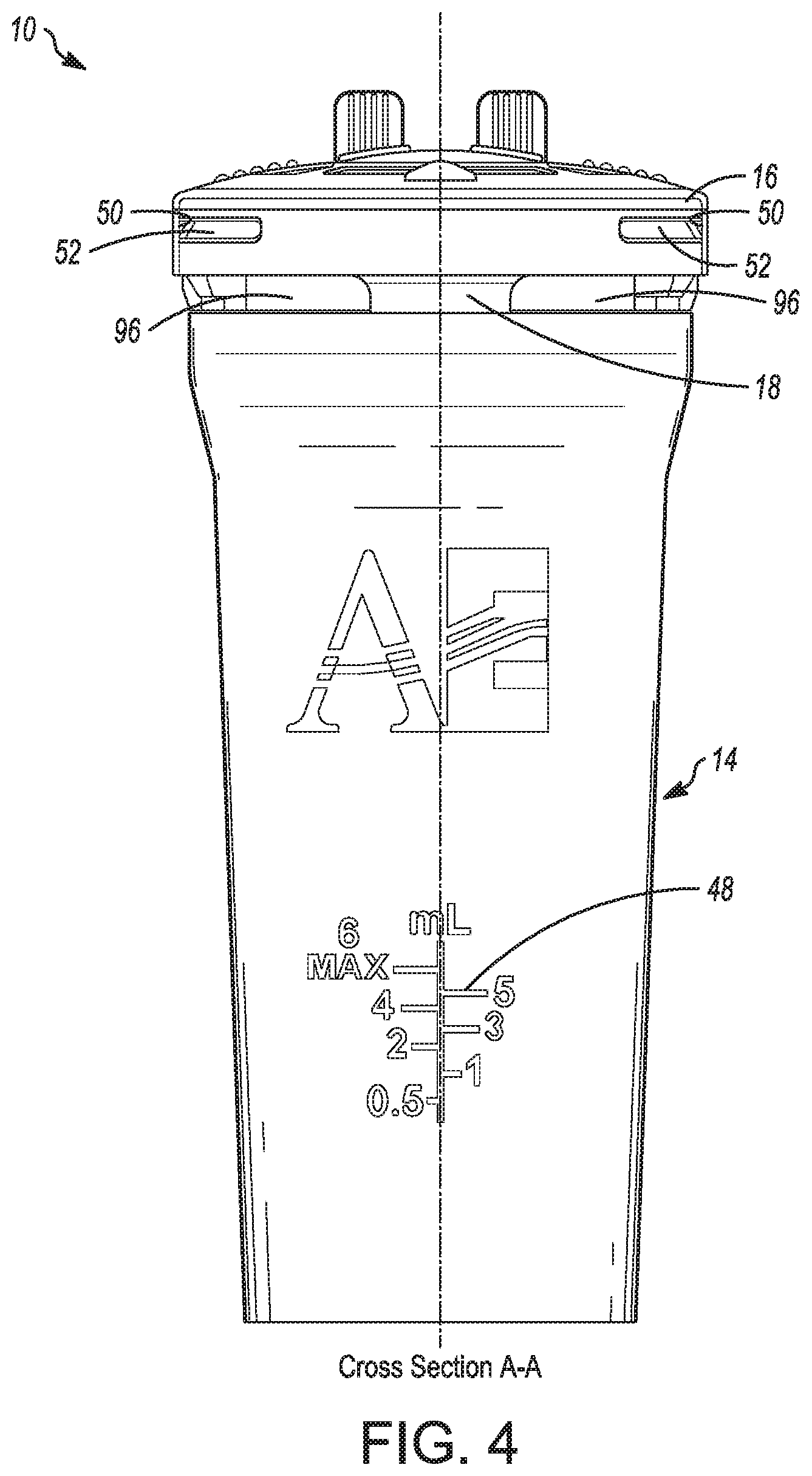 Patent US12097320 Figure 4 – Nebulizer apparatus and method