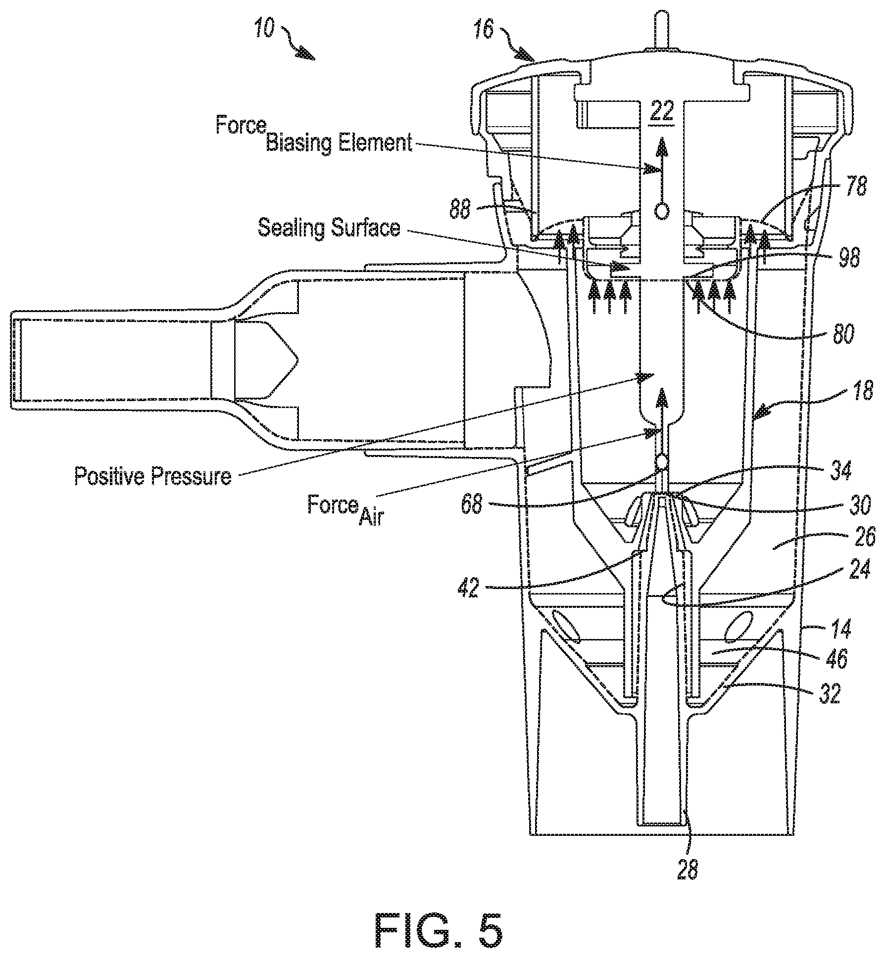 Patent US12097320 Figure 5 – Nebulizer apparatus and method