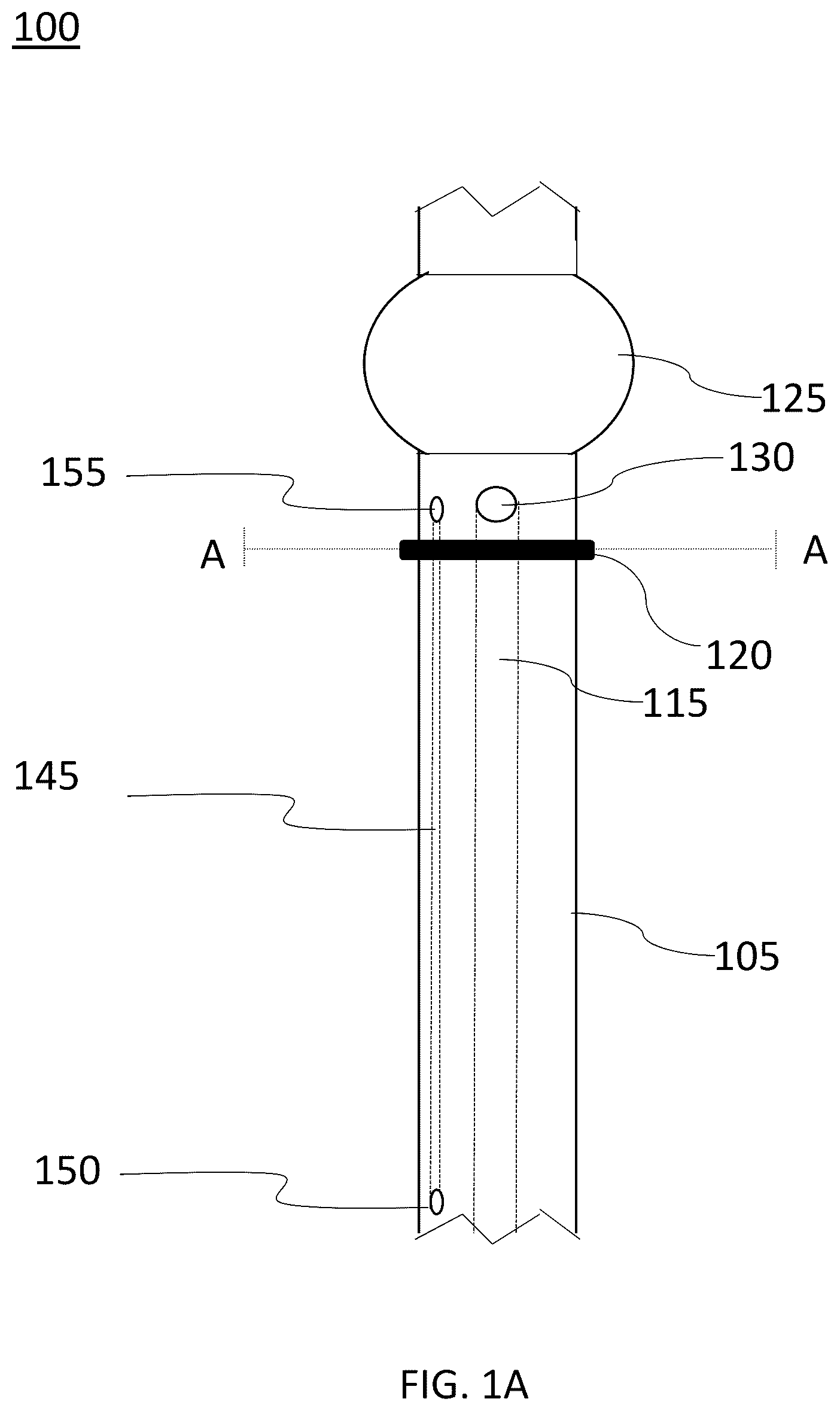 Patent US12097325 — Systems and devices for preventing occlusion of a suction line resident in a medical device — Figure 1