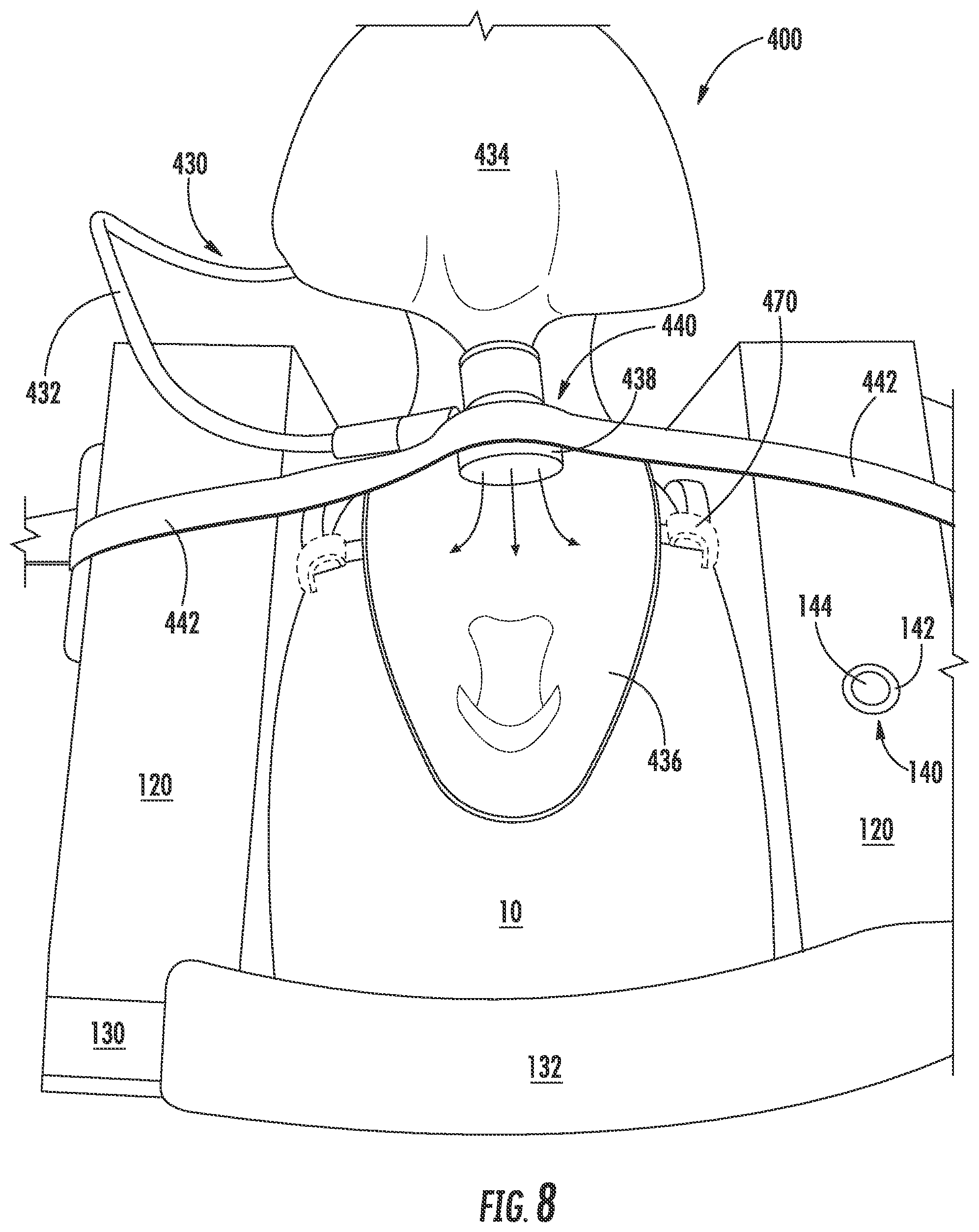Patent US12097327 Figure 8 – Emergency respiratory support devices, systems, and methods