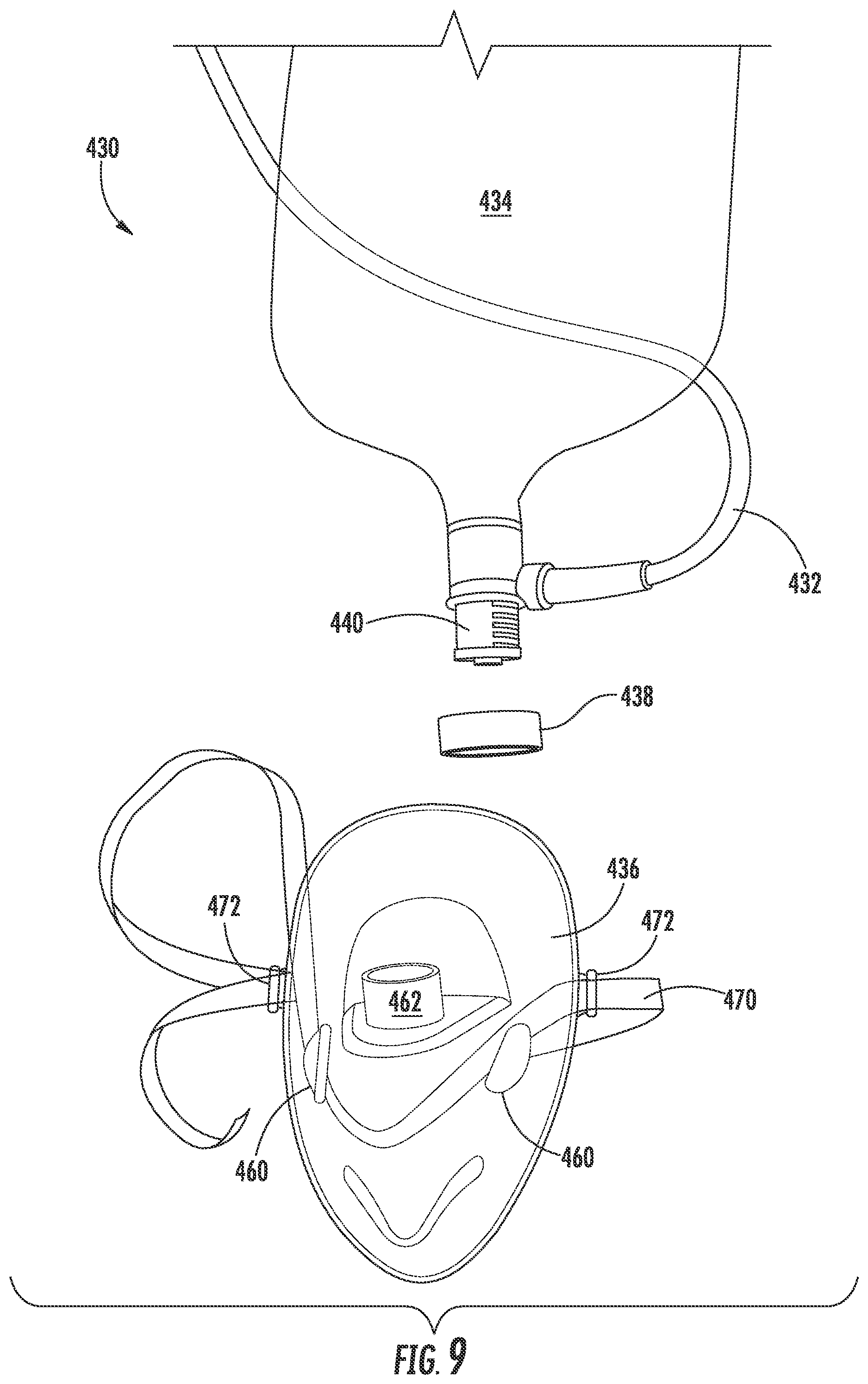 Patent US12097327 Figure 9 – Emergency respiratory support devices, systems, and methods