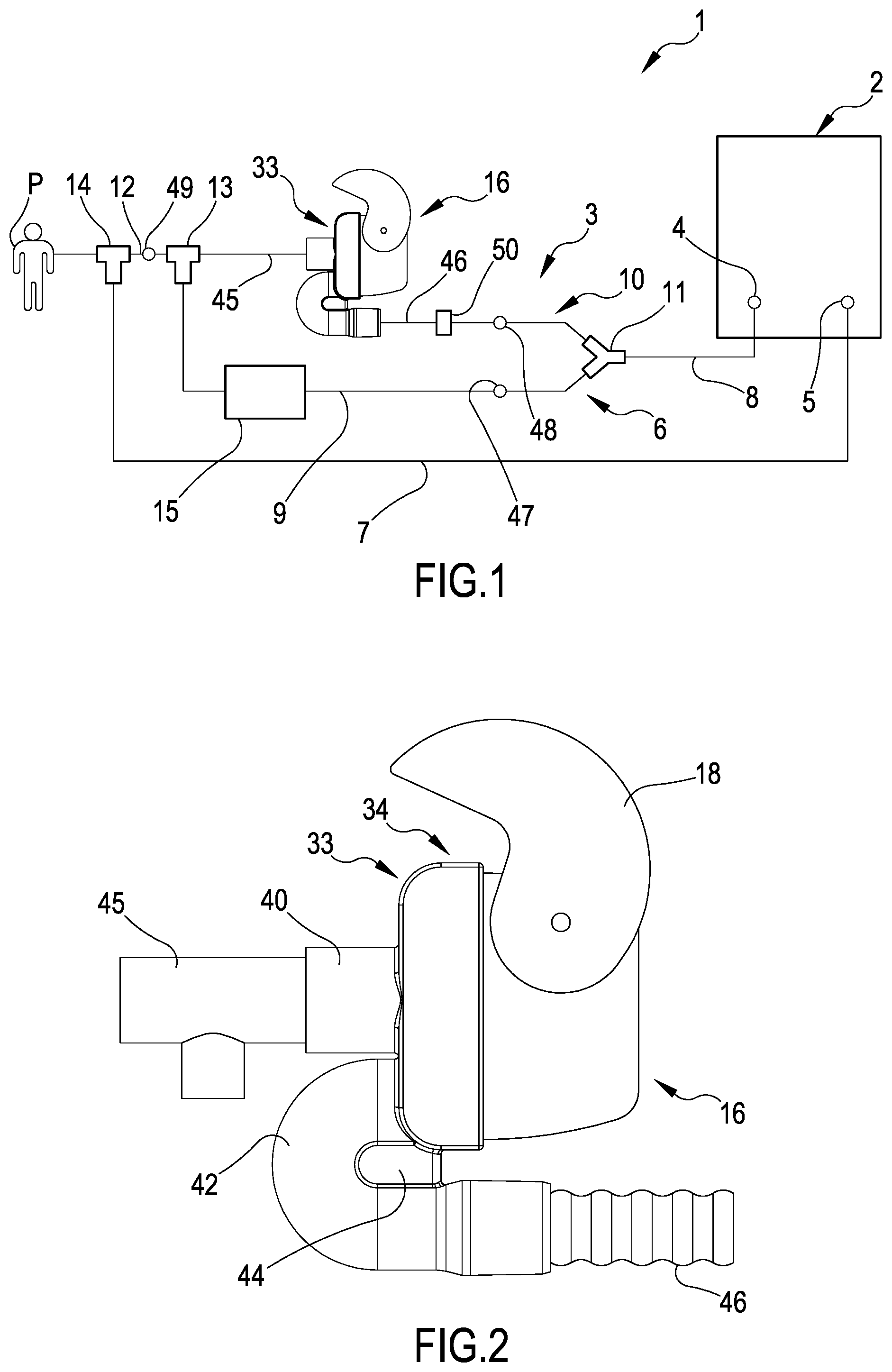 Patent US12097329 Figure 1 – Apparatus to administer drugs to mechanically ventilated patients