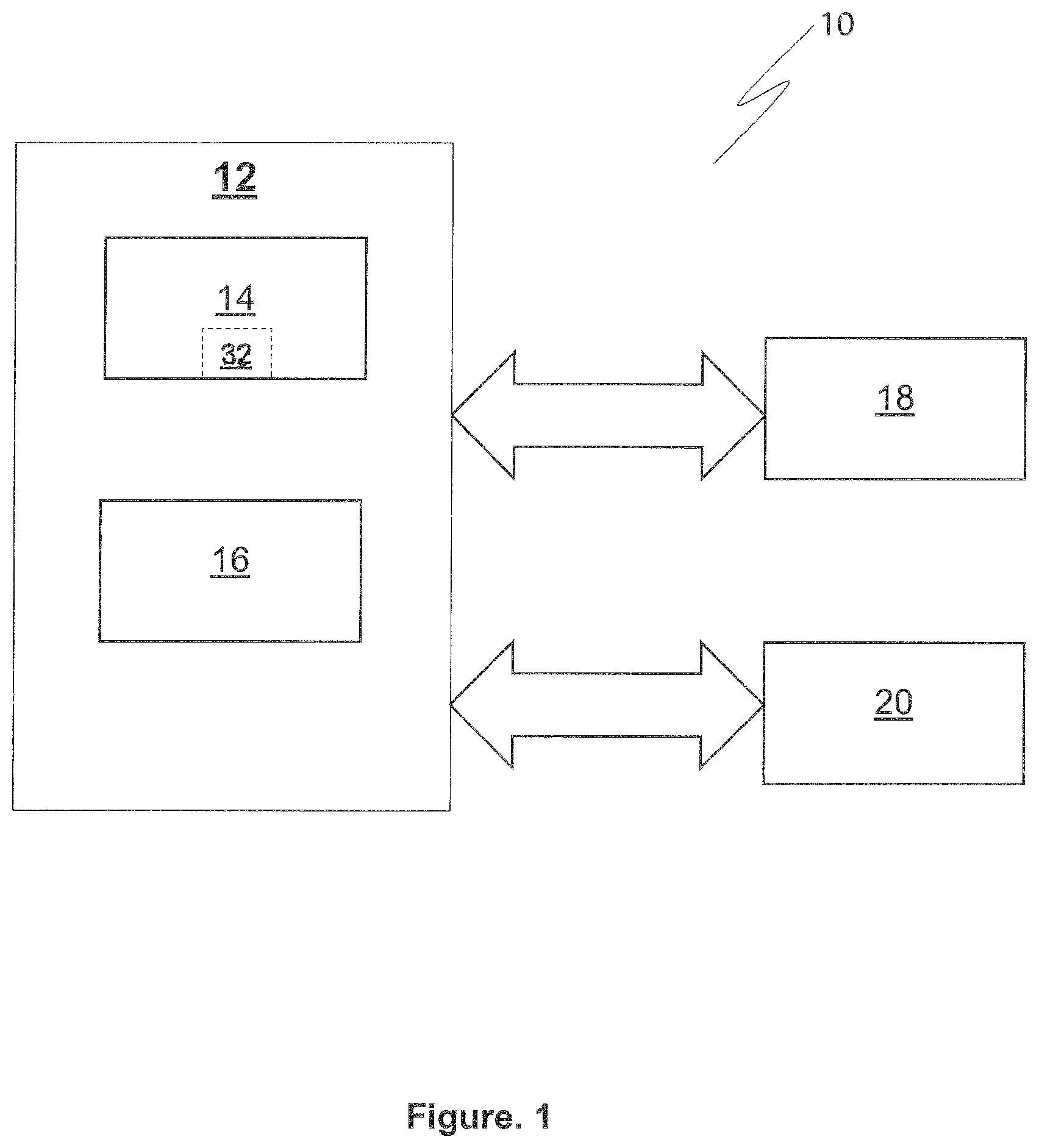 Patent US12097330 Figure 1 – Massage apparatus, system and method capable of deriving a parameter of an individual