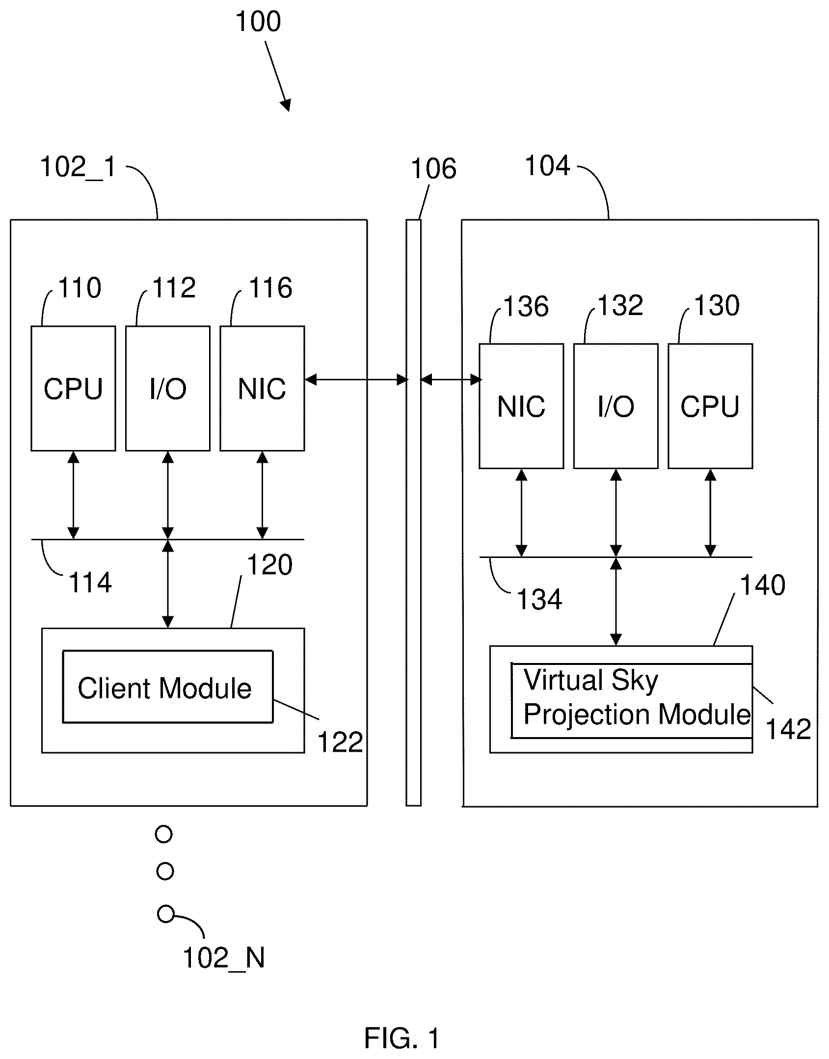 Patent US12097331 Figure 1 – Apparatus and method for mitigating the effects of travel lag via color palette transitions in a virtual sky projected in a digital space