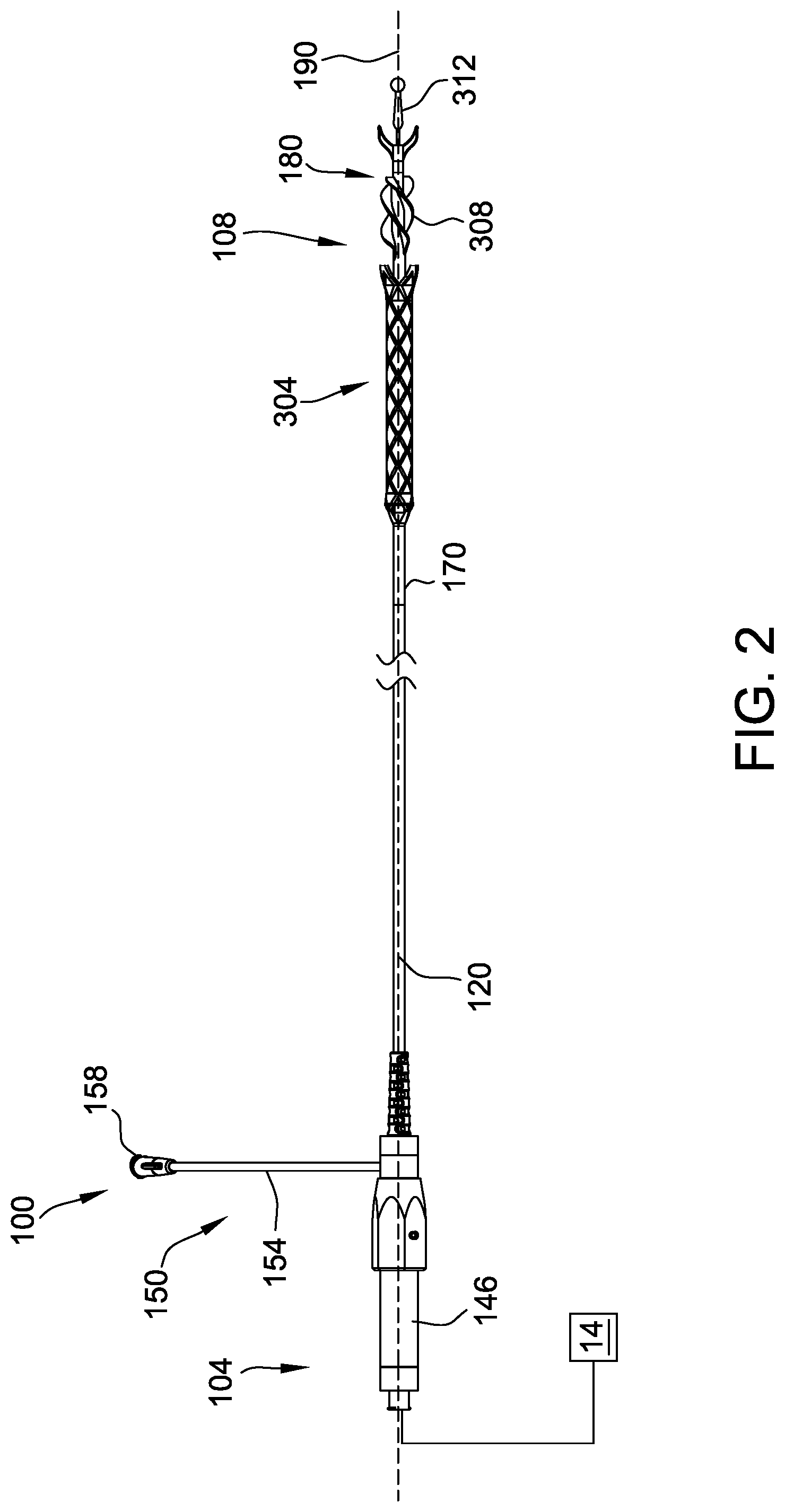 Patent US12097333 Figure 2 – Catheter pump with separable flared cannula and impeller