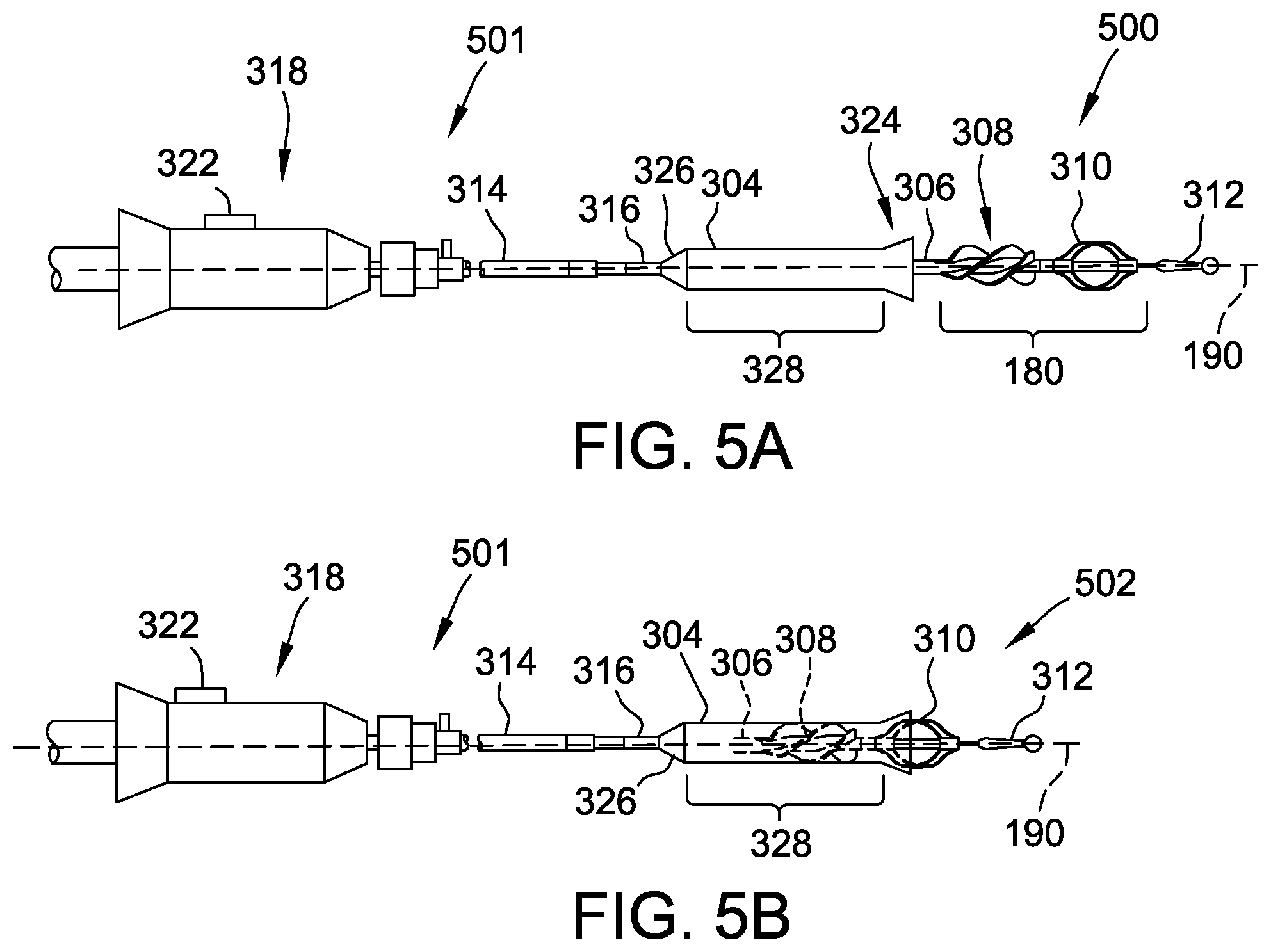 Patent US12097333 Figure 5 – Catheter pump with separable flared cannula and impeller