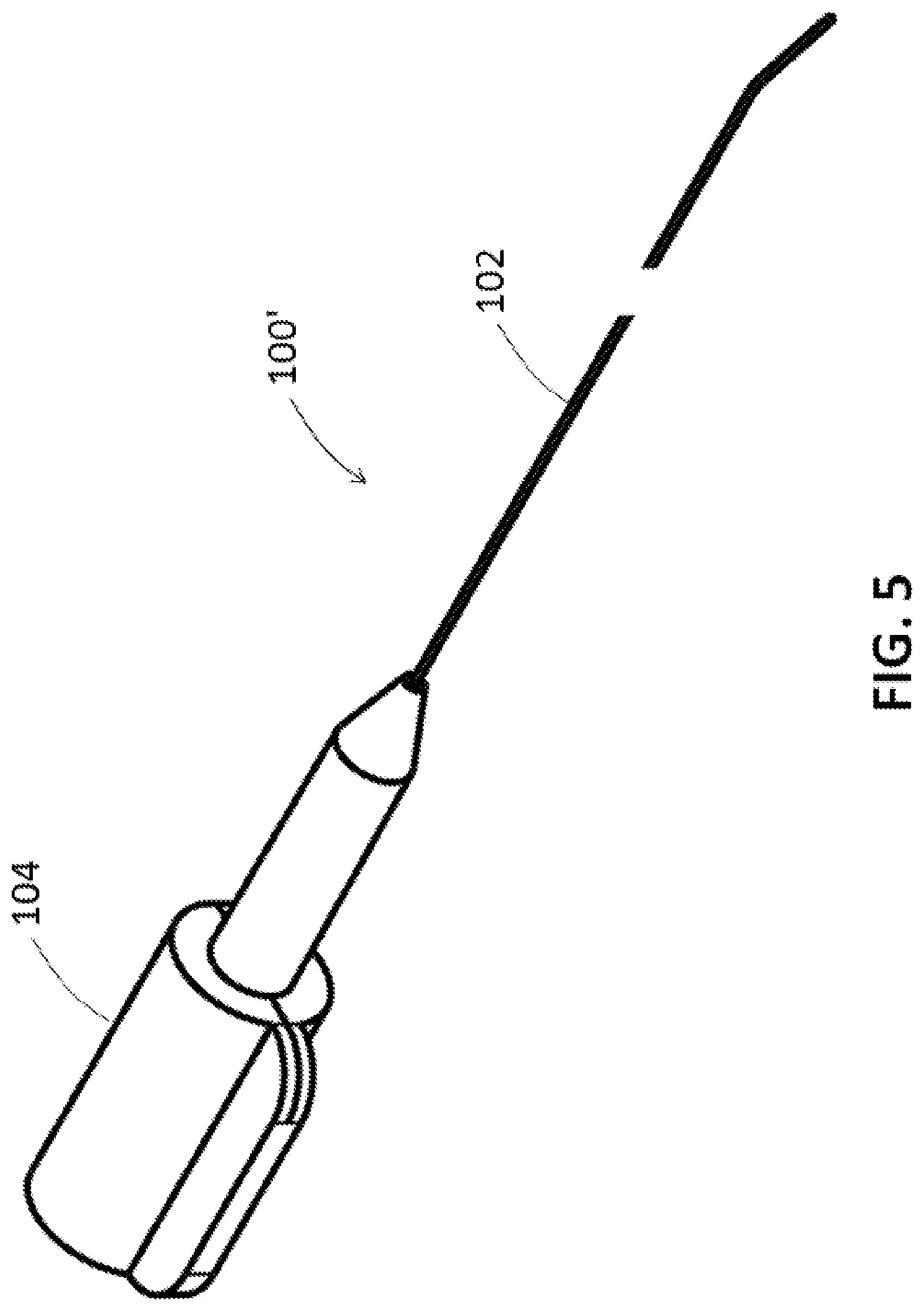 Patent US12097335 Figure 5 – Custom length stylet