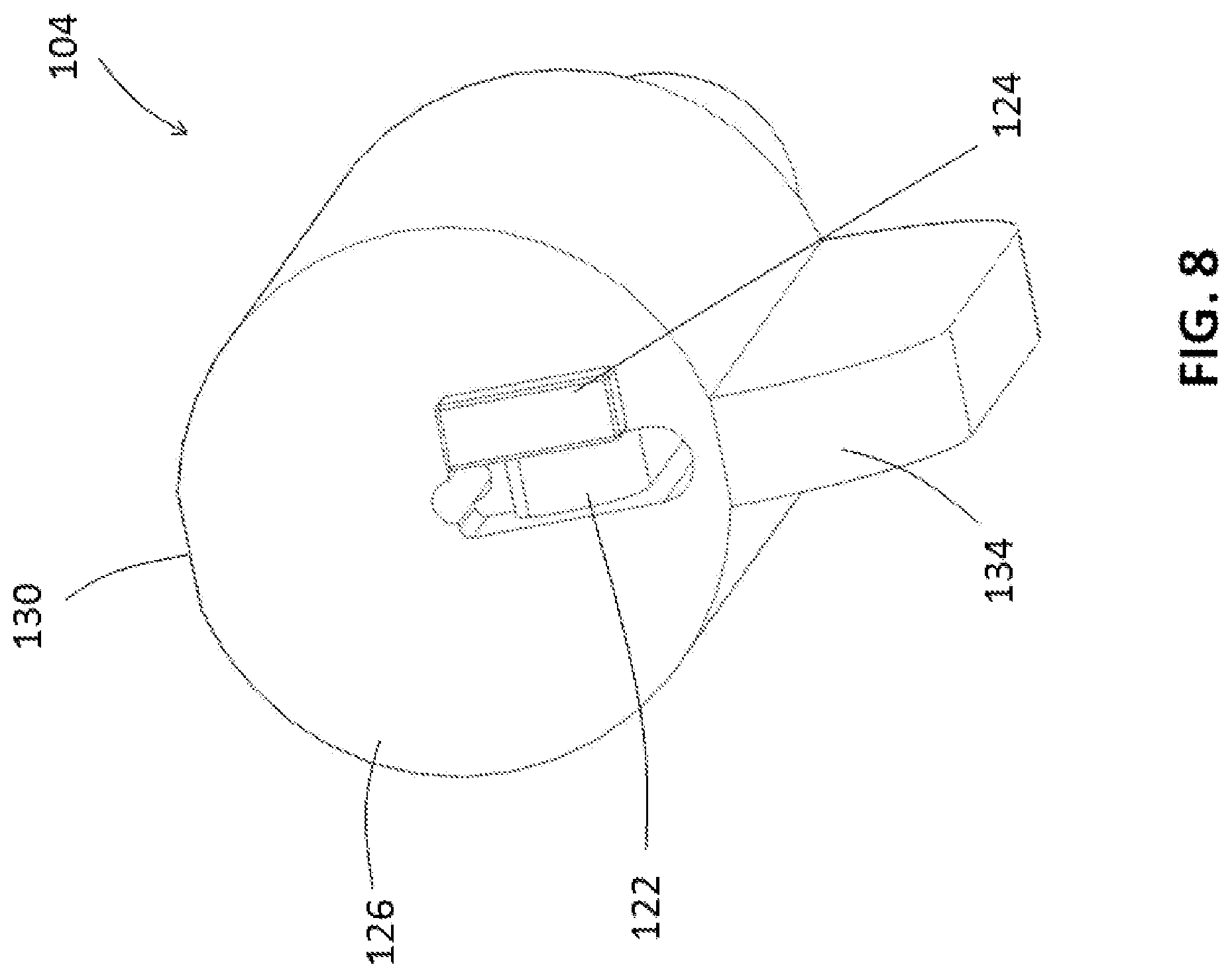 Patent US12097335 Figure 8 – Custom length stylet