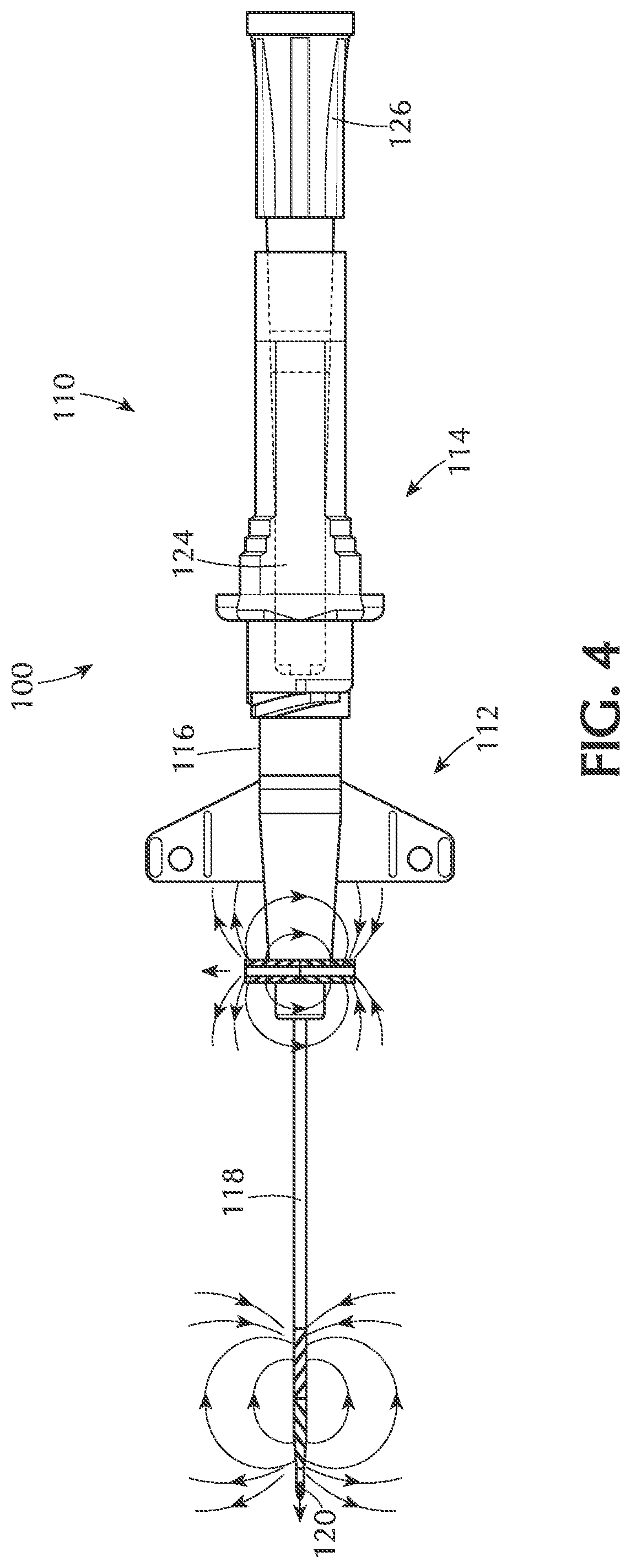 Patent US12097336 Figure 4 – Medical devices, systems and methods utilizing permanent magnet and magnetizable feature