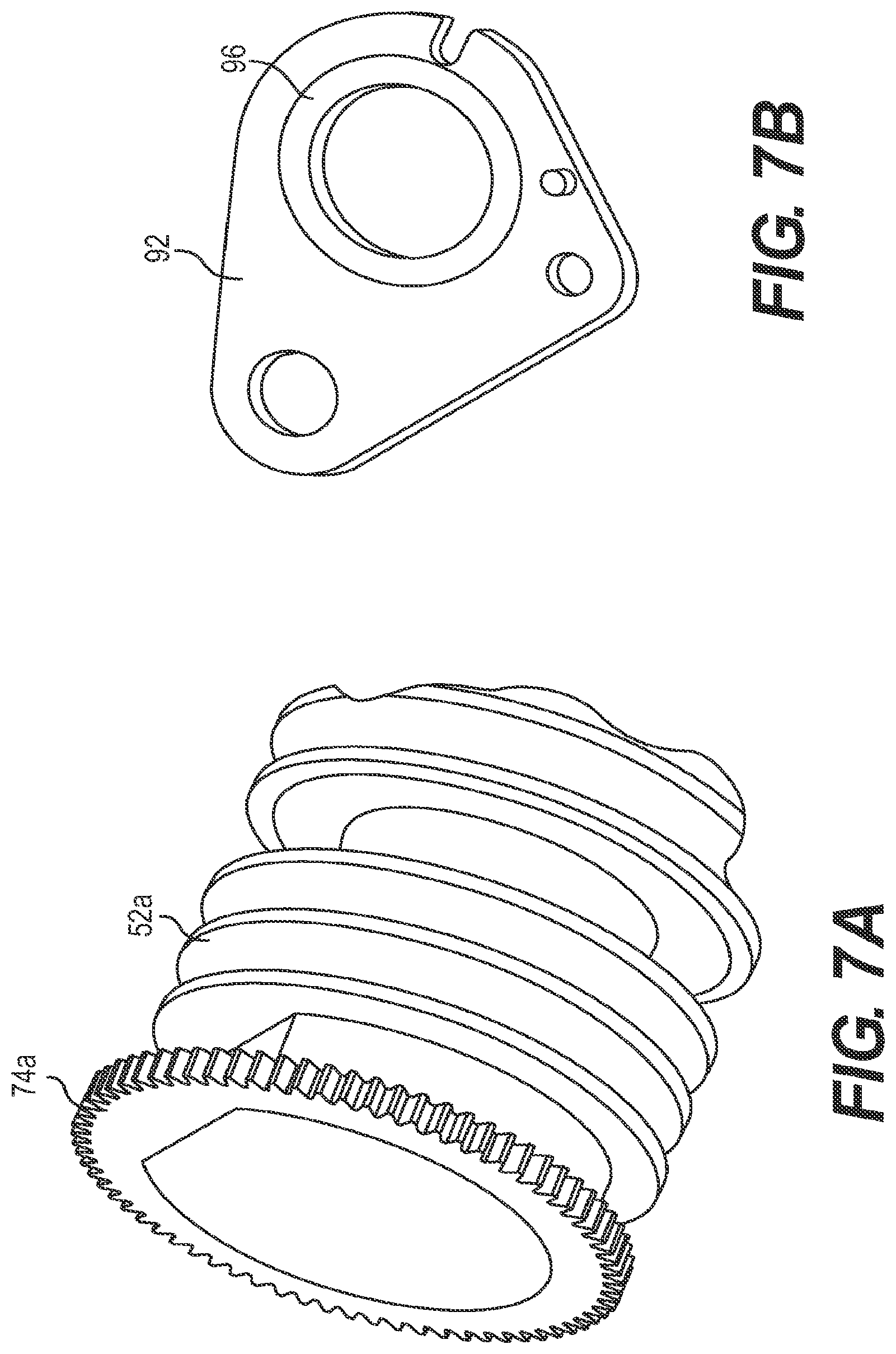 Patent US12097341 Figure 7 – Steerable catheter with brake assembly