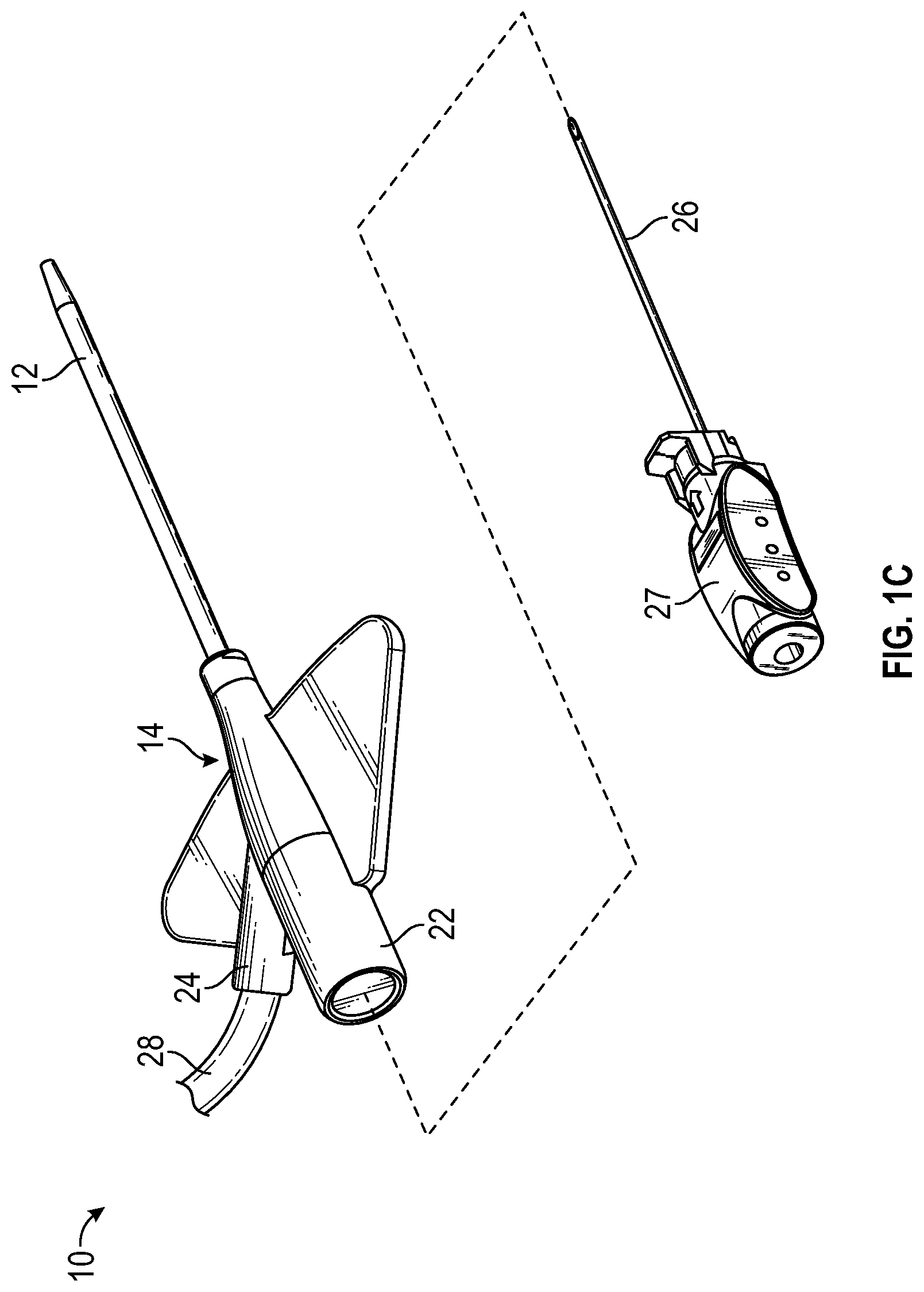 Patent US12097343 Figure 3 – Systems and methods to improve instrument guidance within an intravenous catheter assembly