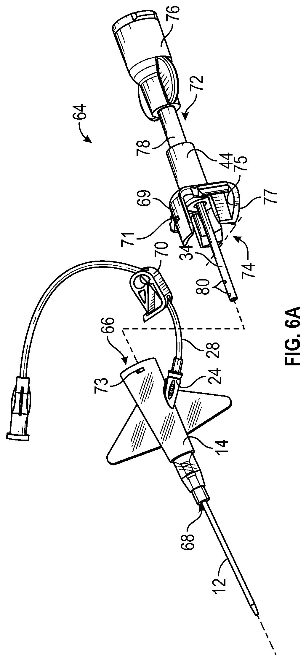 Patent US12097343 Figure 12 – Systems and methods to improve instrument guidance within an intravenous catheter assembly