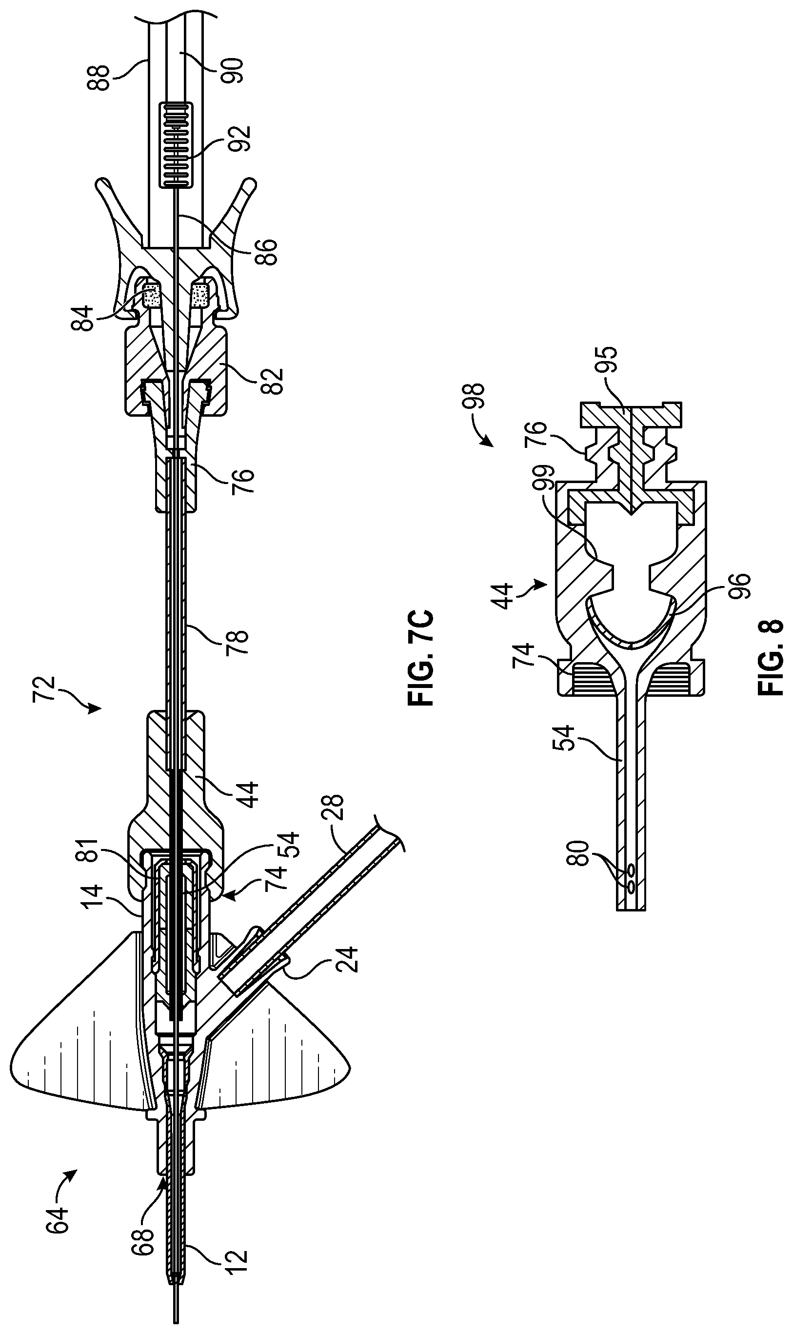 Patent US12097343 Figure 16 – Systems and methods to improve instrument guidance within an intravenous catheter assembly