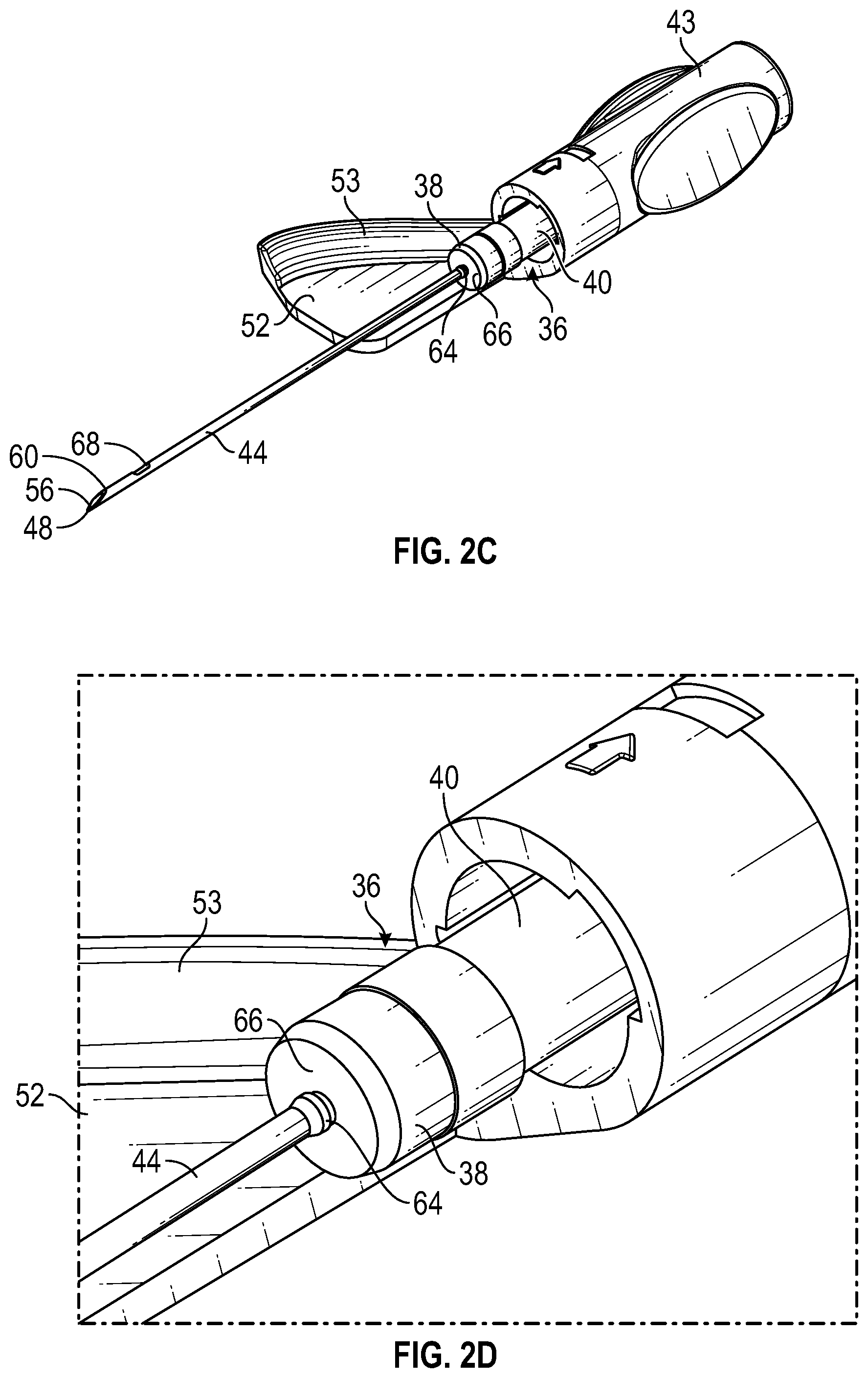 Patent US12097344 Figure 3 – Introducer needle having a bump and related systems and methods