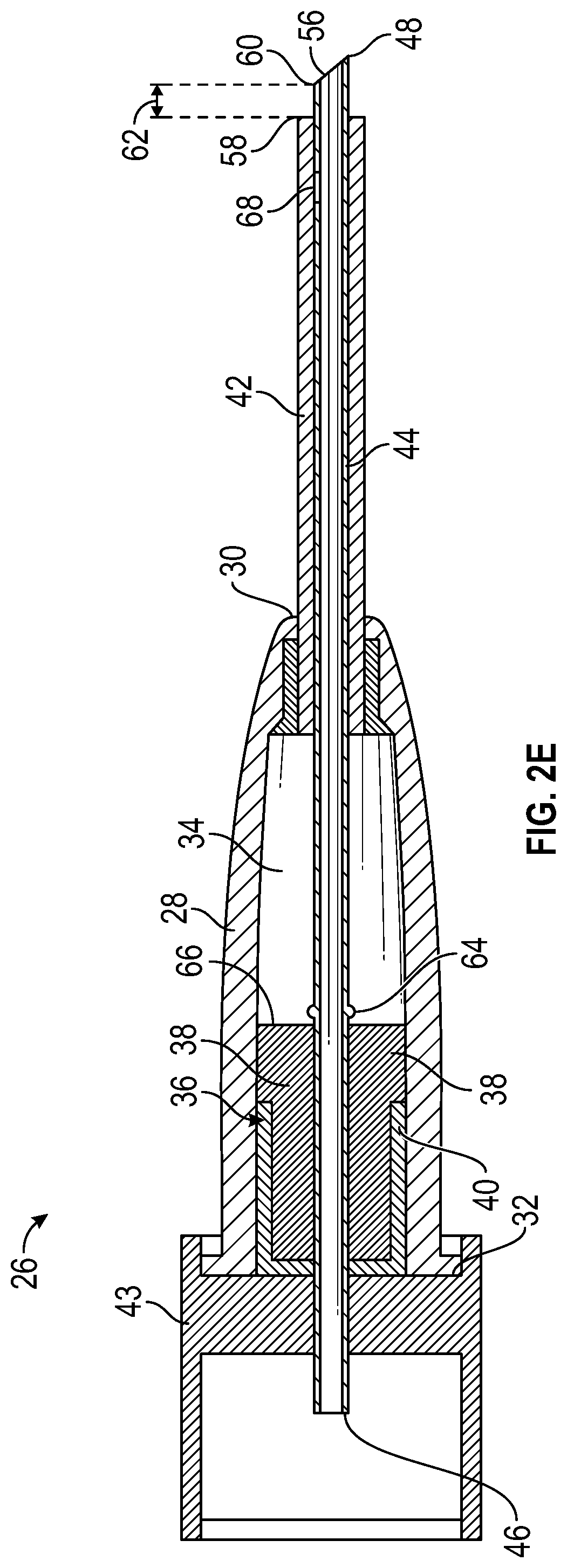 Patent US12097344 Figure 4 – Introducer needle having a bump and related systems and methods