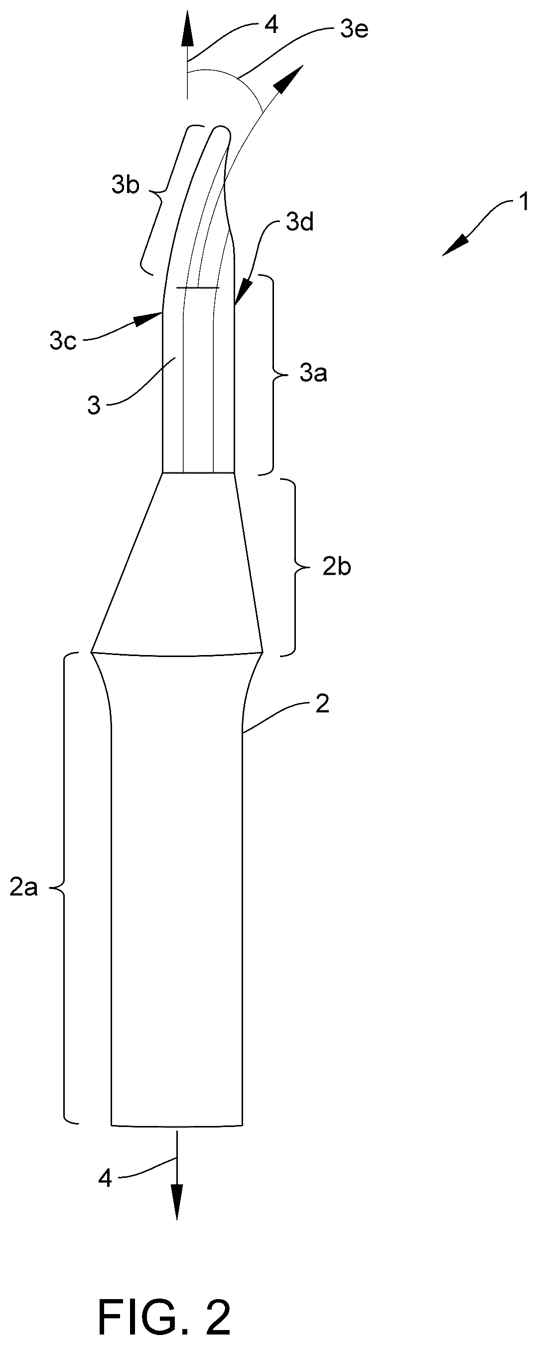 Patent US12097346 Figure 2 – Thoracostomy device