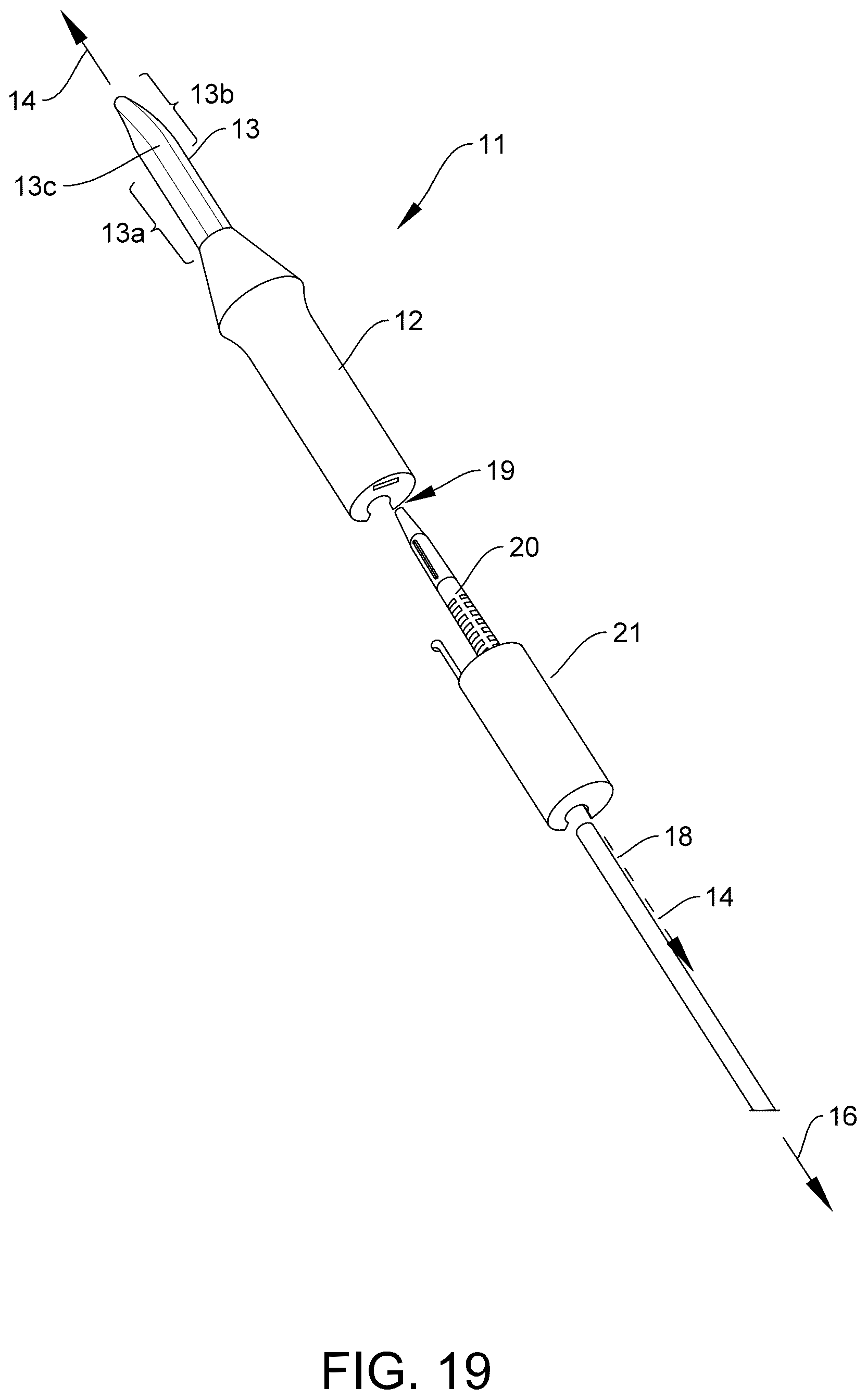 Patent US12097346 Figure 19 – Thoracostomy device