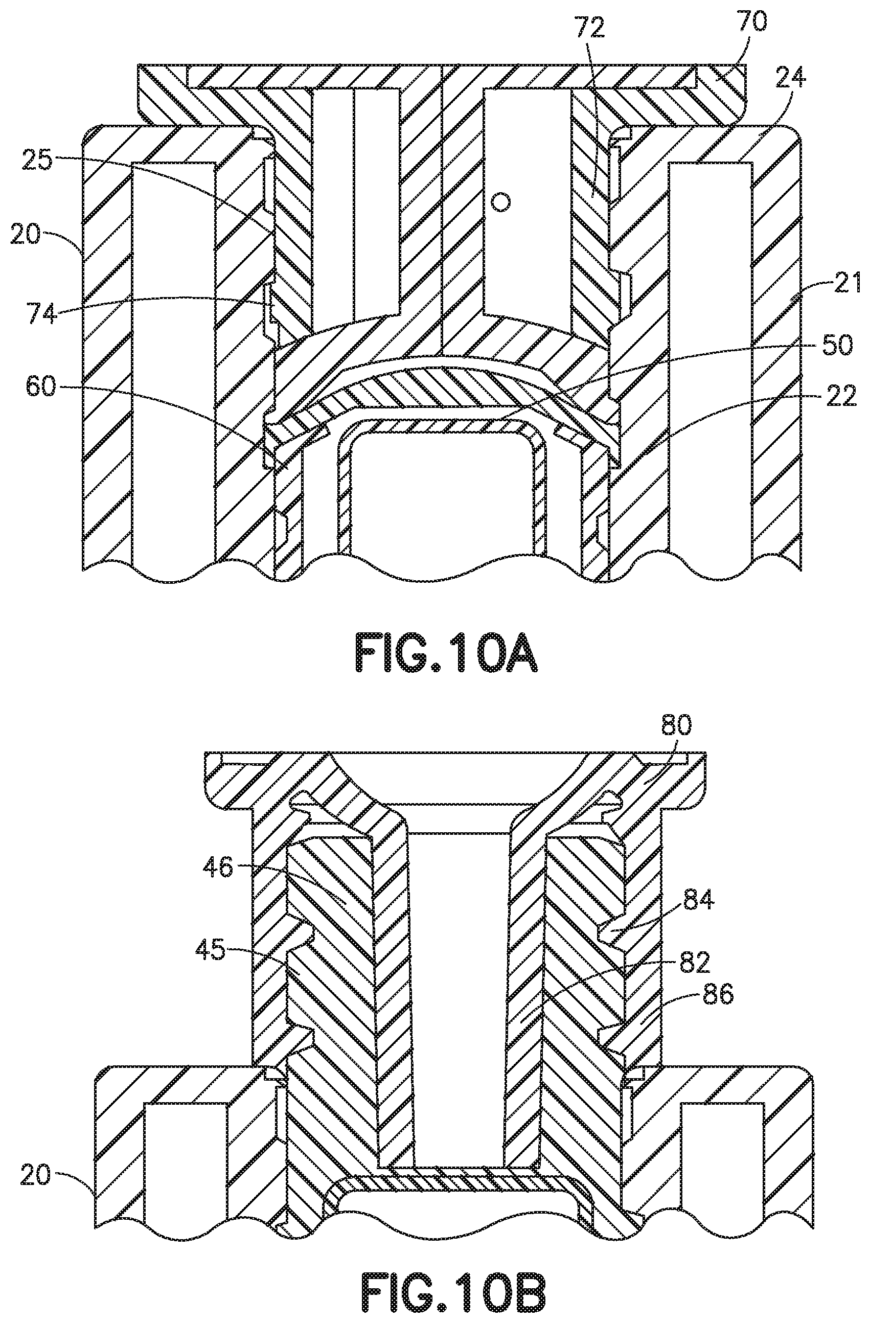 Patent US12097350 Figure 13 – Rotary activated universal connector cap