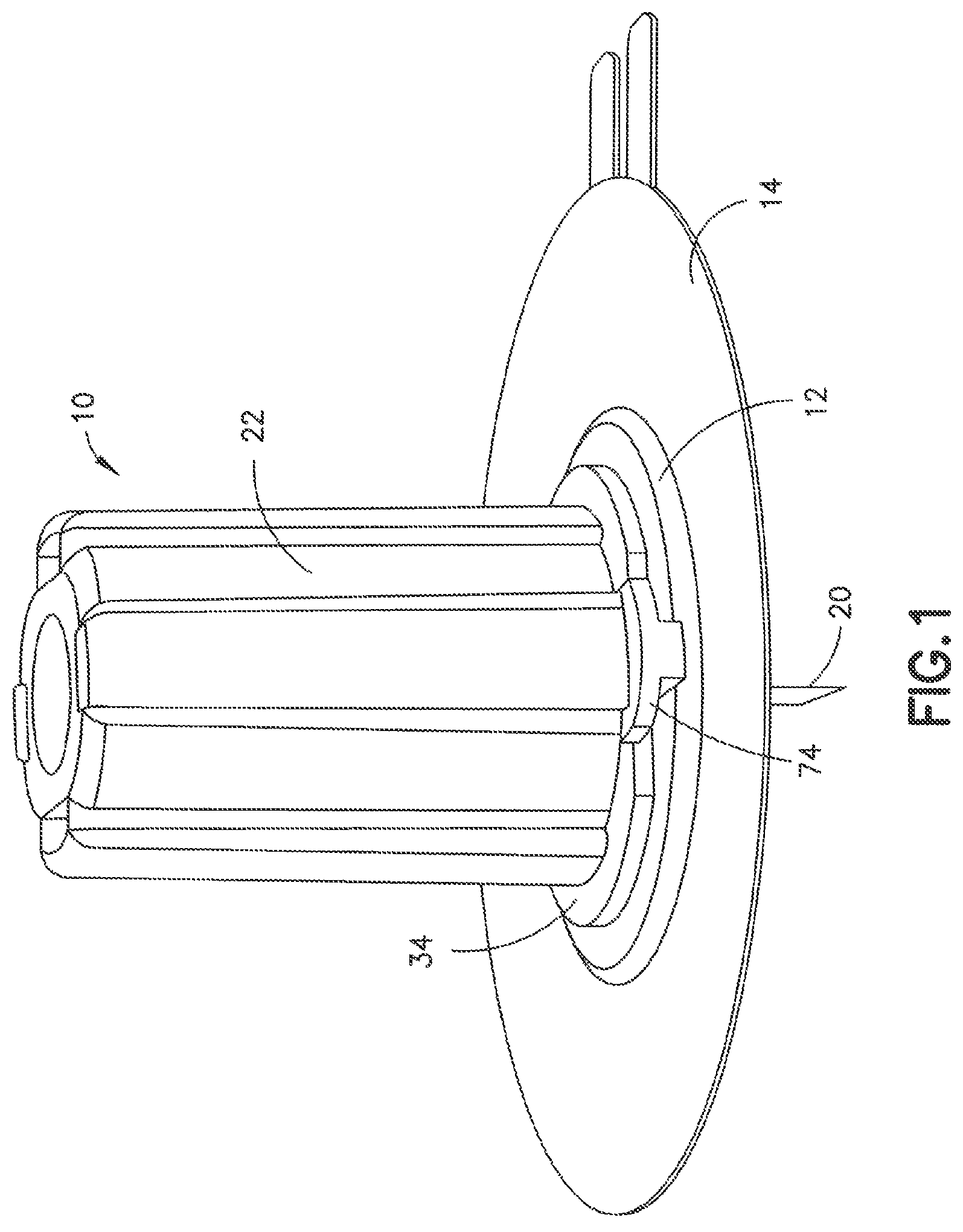 Patent US12097354 Figure 1 – Infusion device with stabilizer member