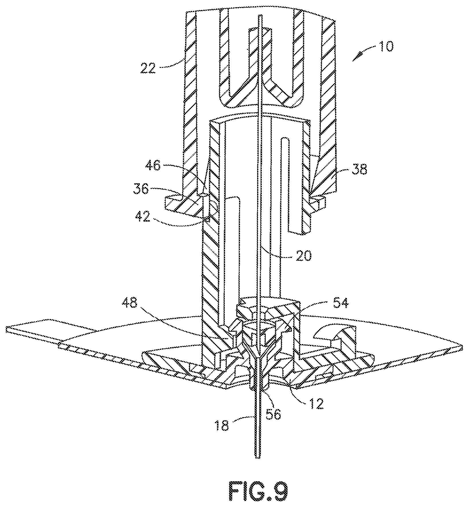 Patent US12097354 Figure 7 – Infusion device with stabilizer member