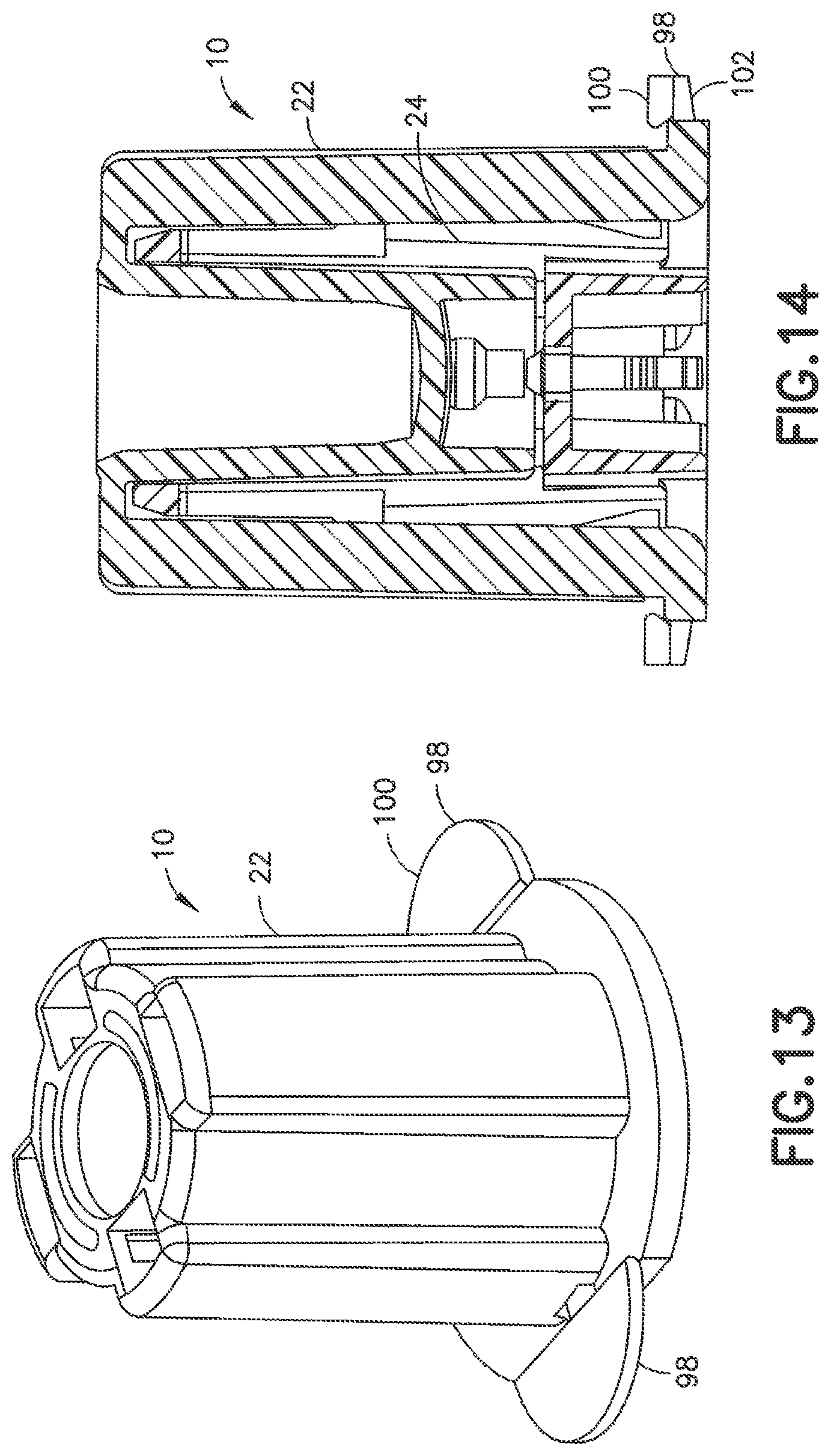 Patent US12097354 Figure 10 – Infusion device with stabilizer member
