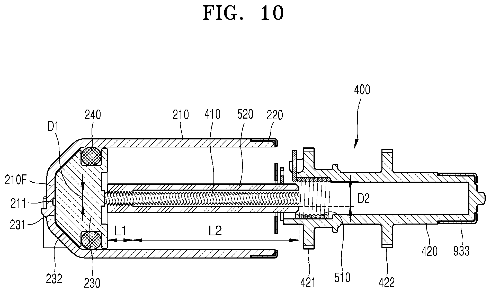 Patent US12097356 Figure 10 – Liquid medicine injection device