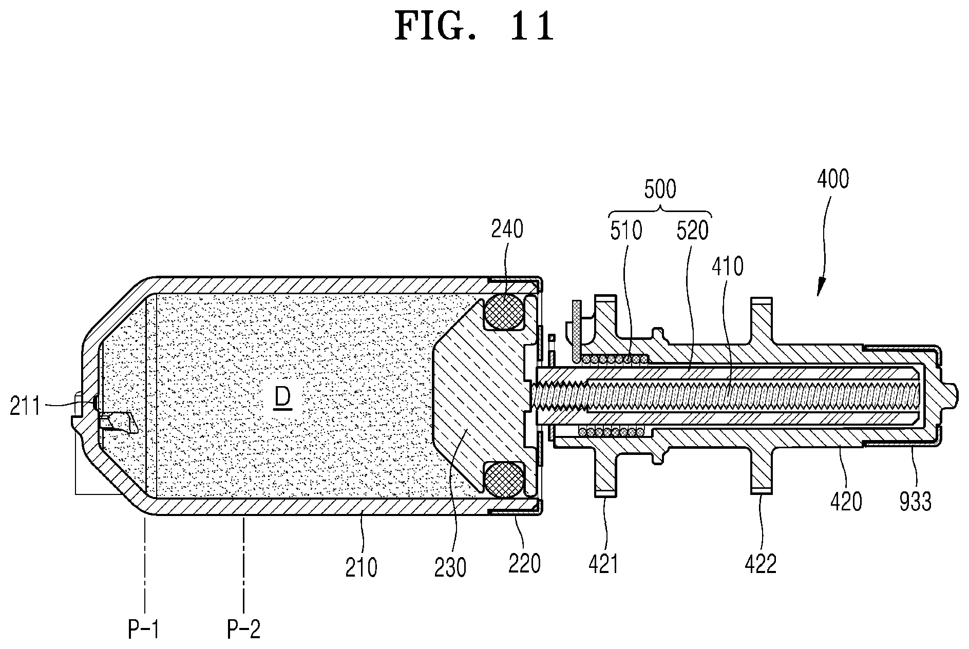 Patent US12097356 Figure 11 – Liquid medicine injection device