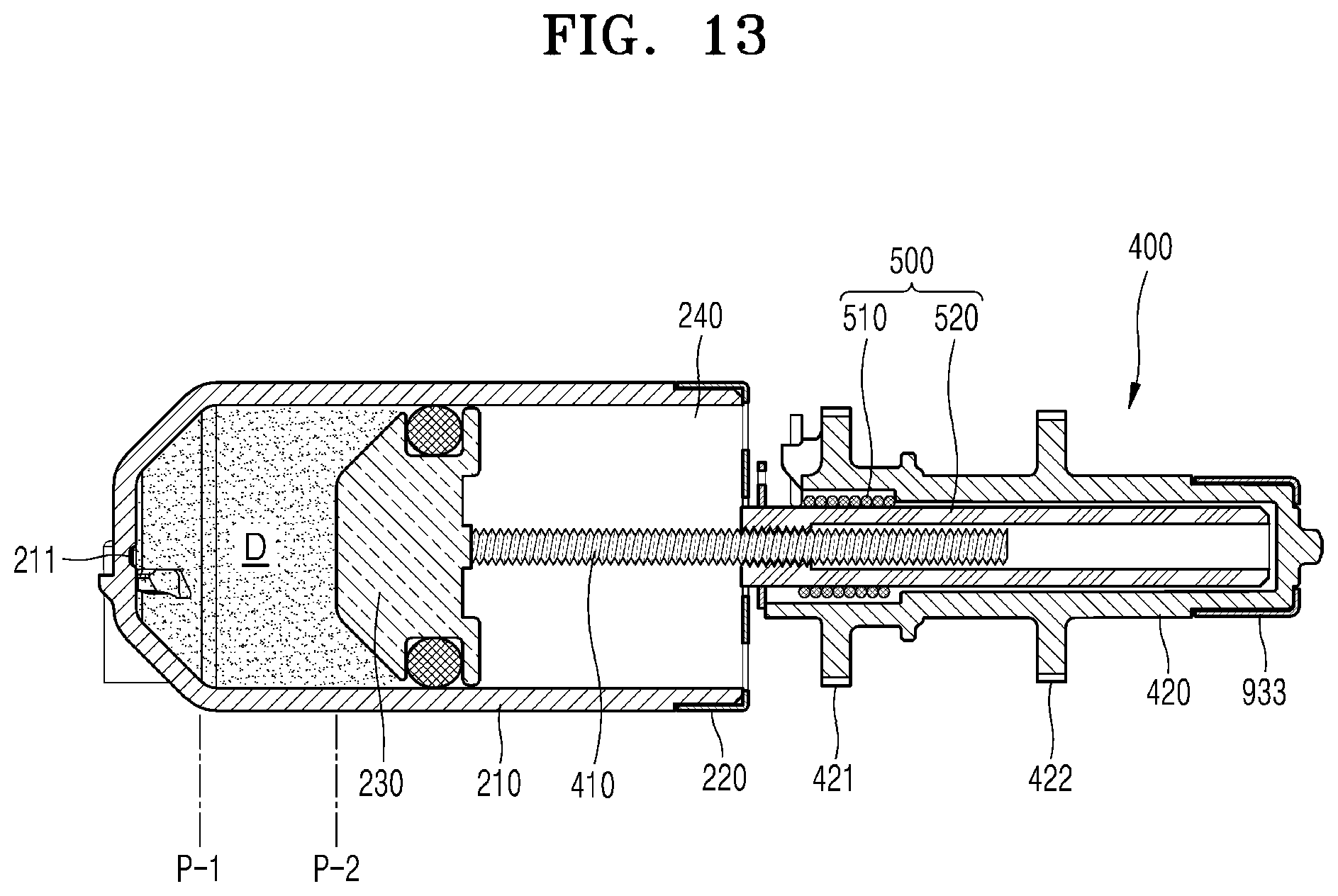 Patent US12097356 Figure 13 – Liquid medicine injection device