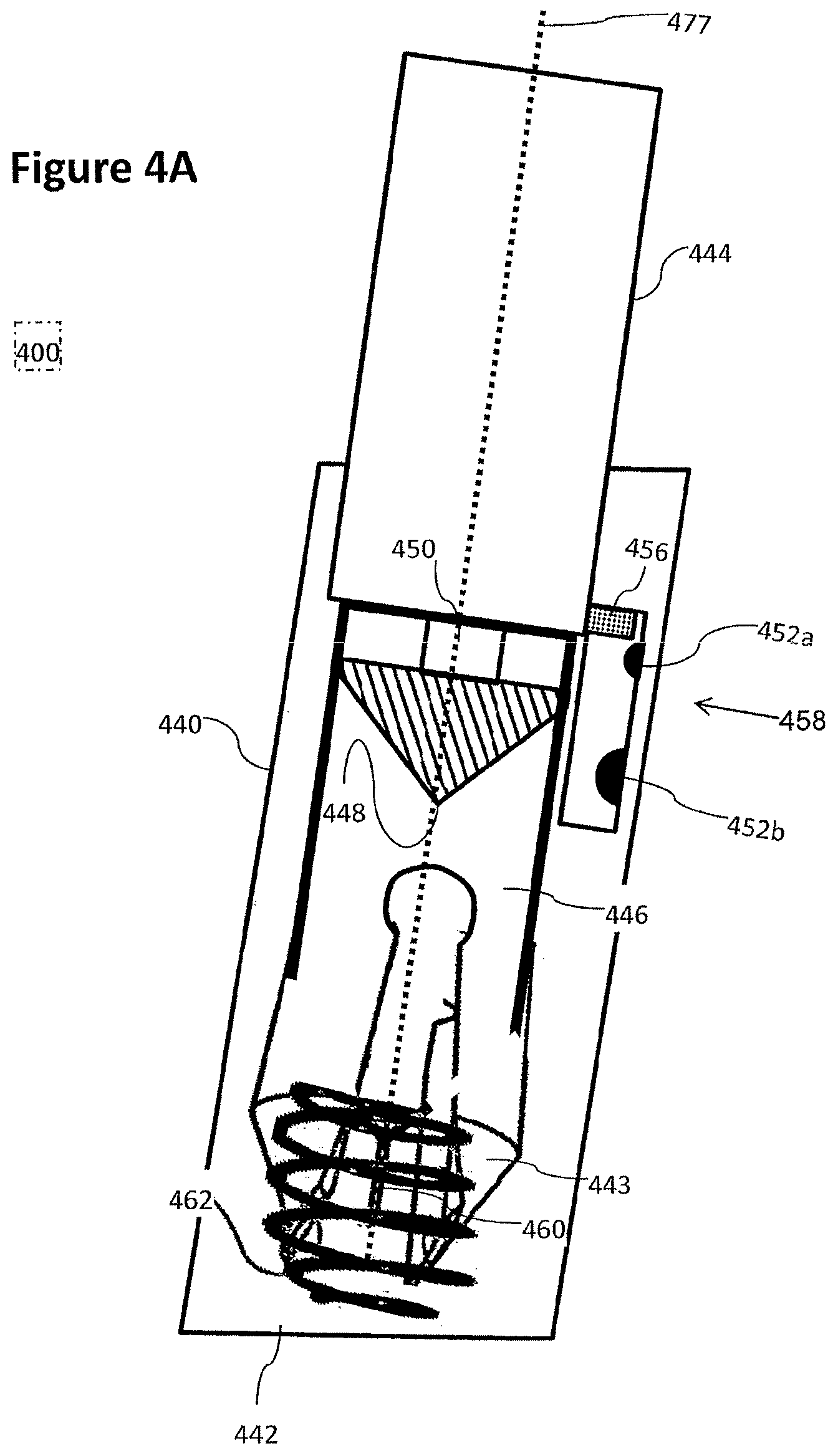 Patent US12097357 Figure 4 – Stabilized pen injector
