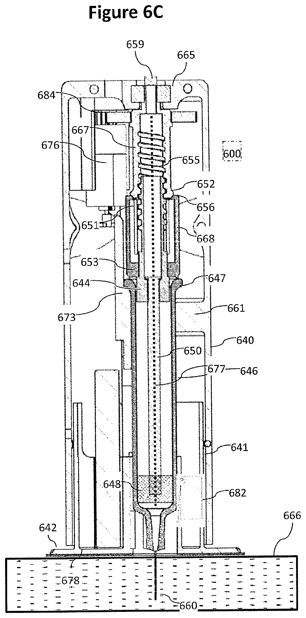 Patent US12097357 Figure 10 – Stabilized pen injector