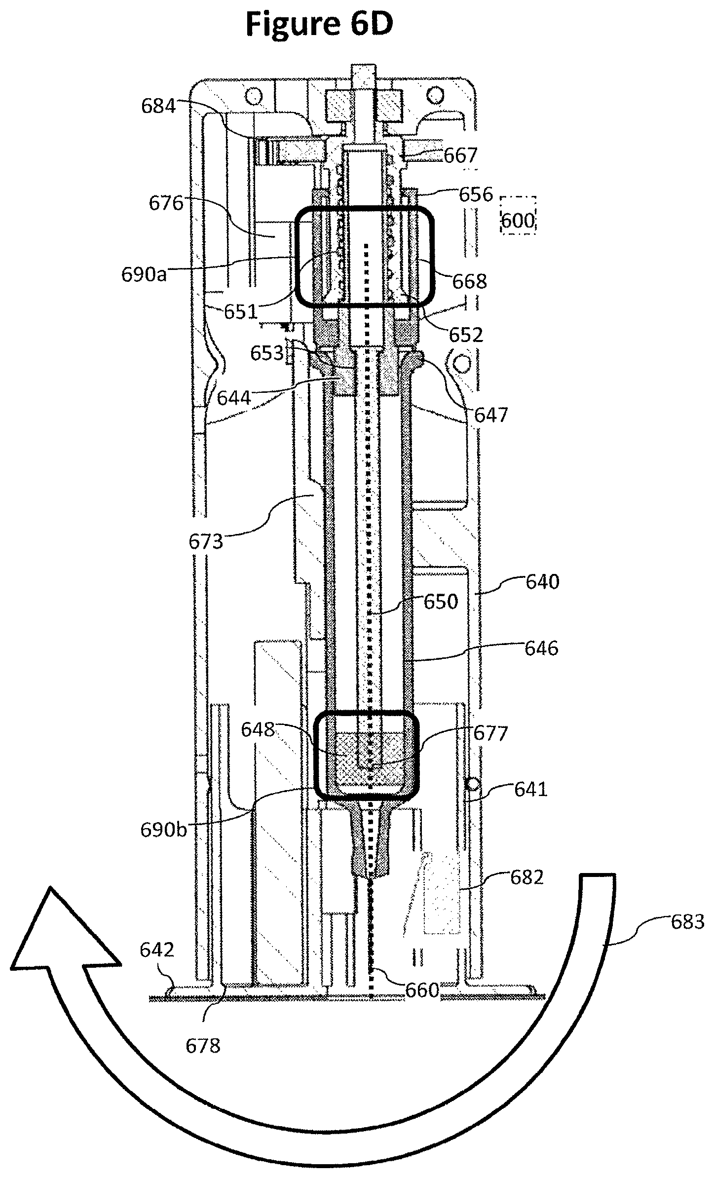 Patent US12097357 Figure 11 – Stabilized pen injector