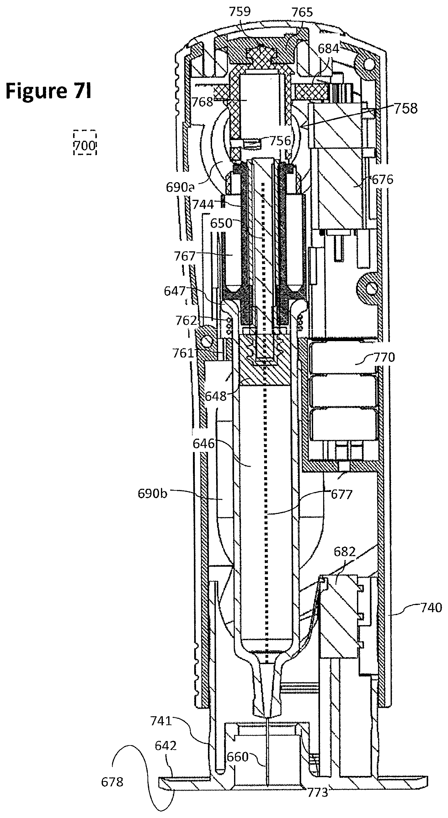 Patent US12097357 Figure 17 – Stabilized pen injector