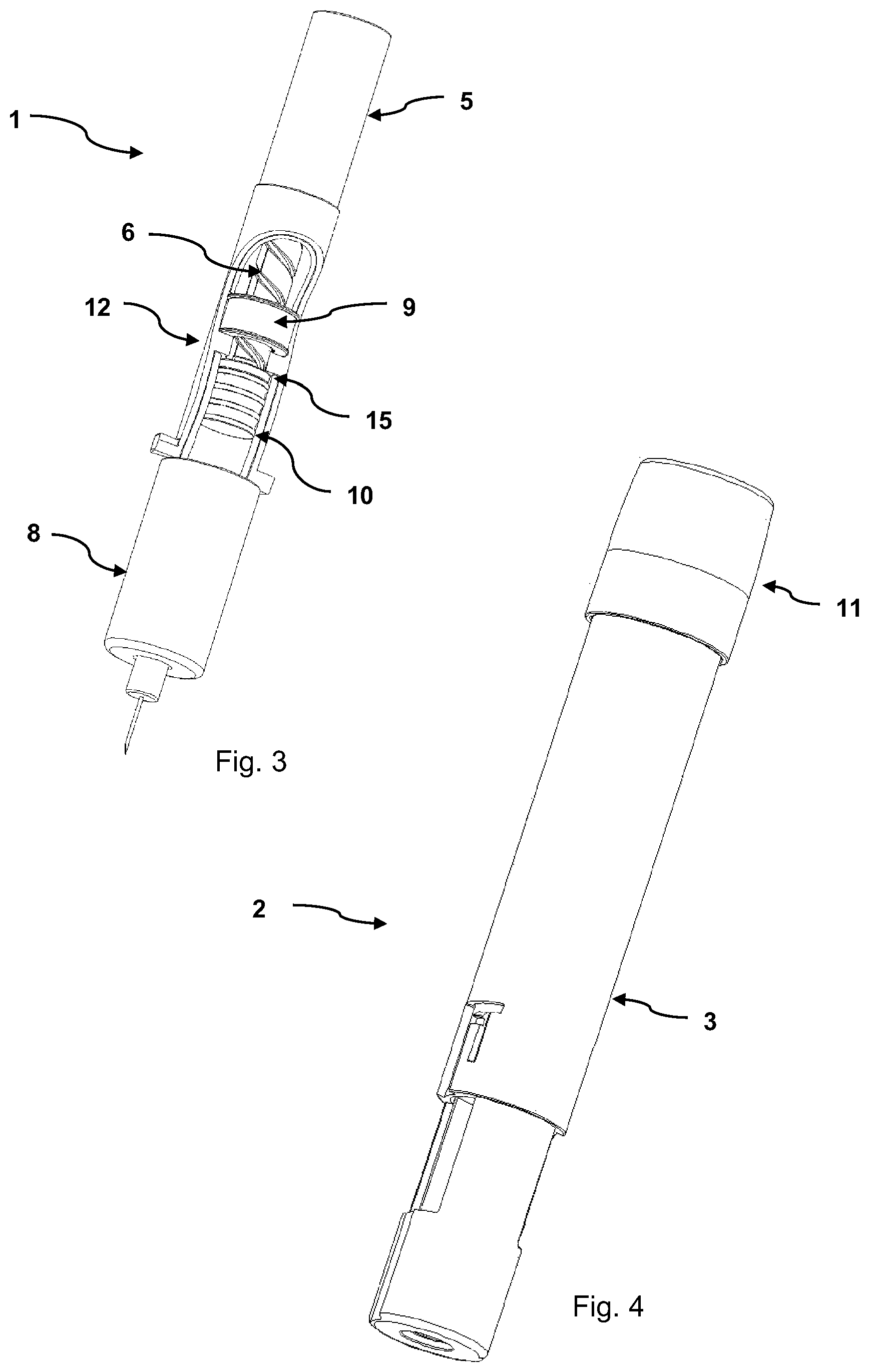 Patent US12097358 Figure 3 – Auto injector with improved functionality