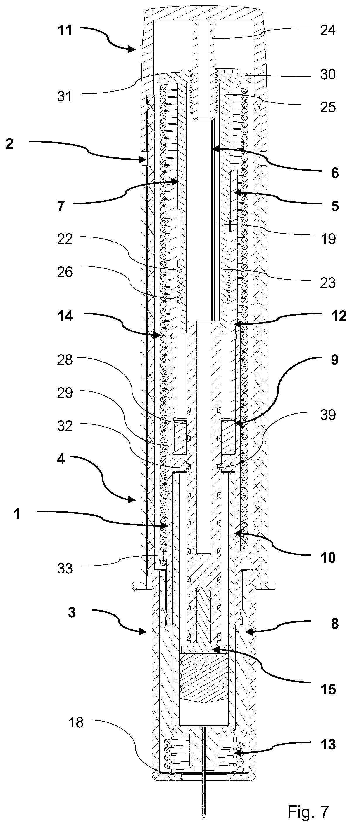 Patent US12097358 Figure 6 – Auto injector with improved functionality