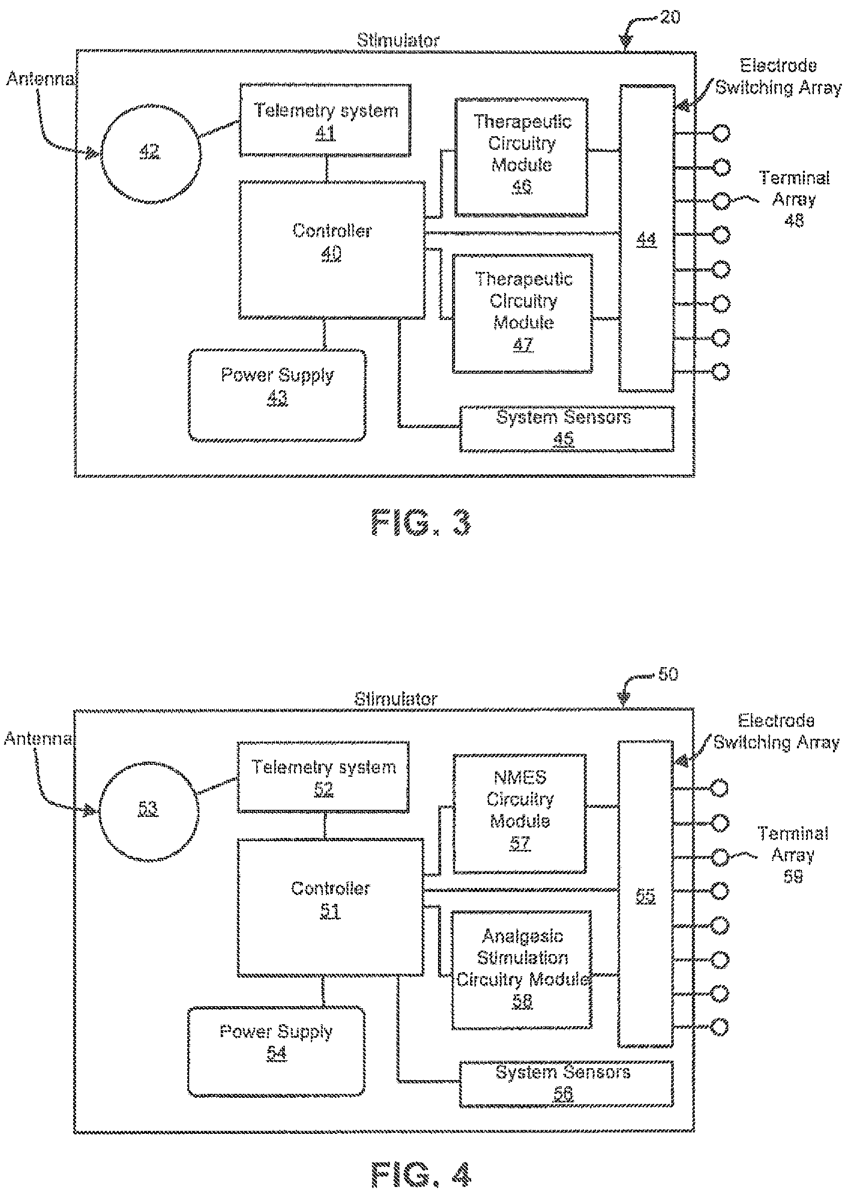 Patent US12097365 Figure 2 – Electrical stimulator for the treatment of back pain and methods of use