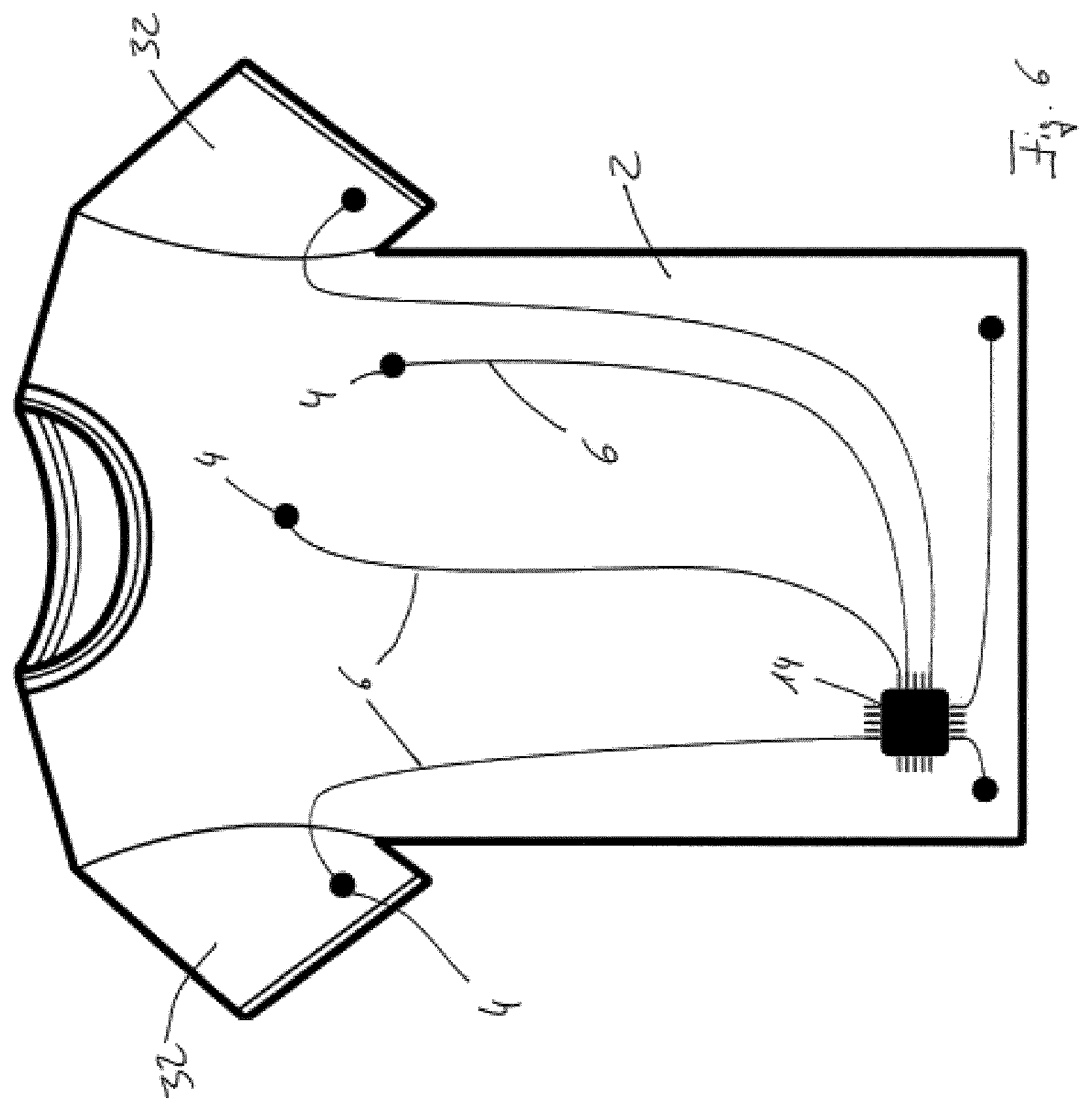 Patent US12097369 Figure 5 – Orthopedic device